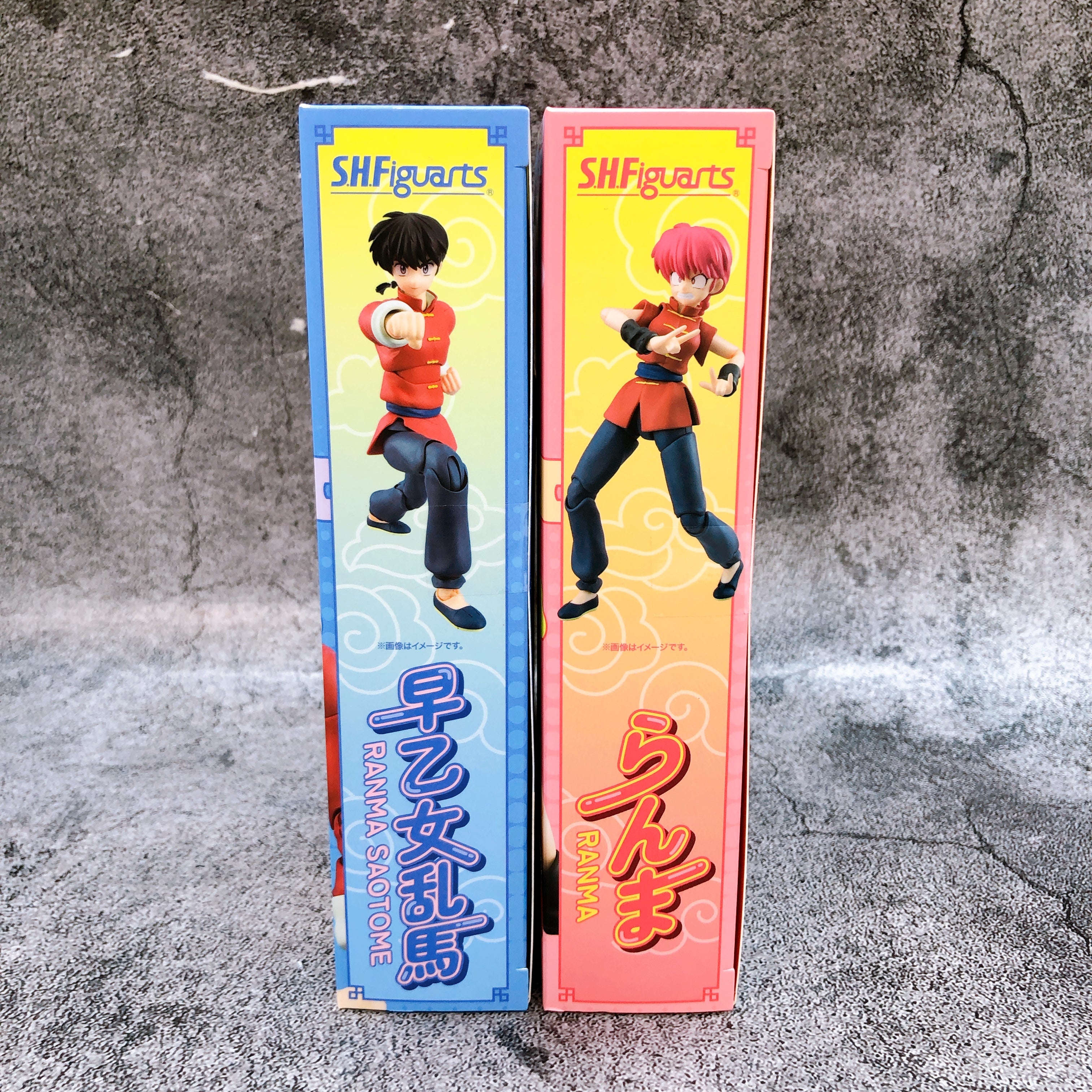 S.H.Figuarts Ranma 1/2 Ranma & Ranma Saotome Set Action Figure BANDAI Japan