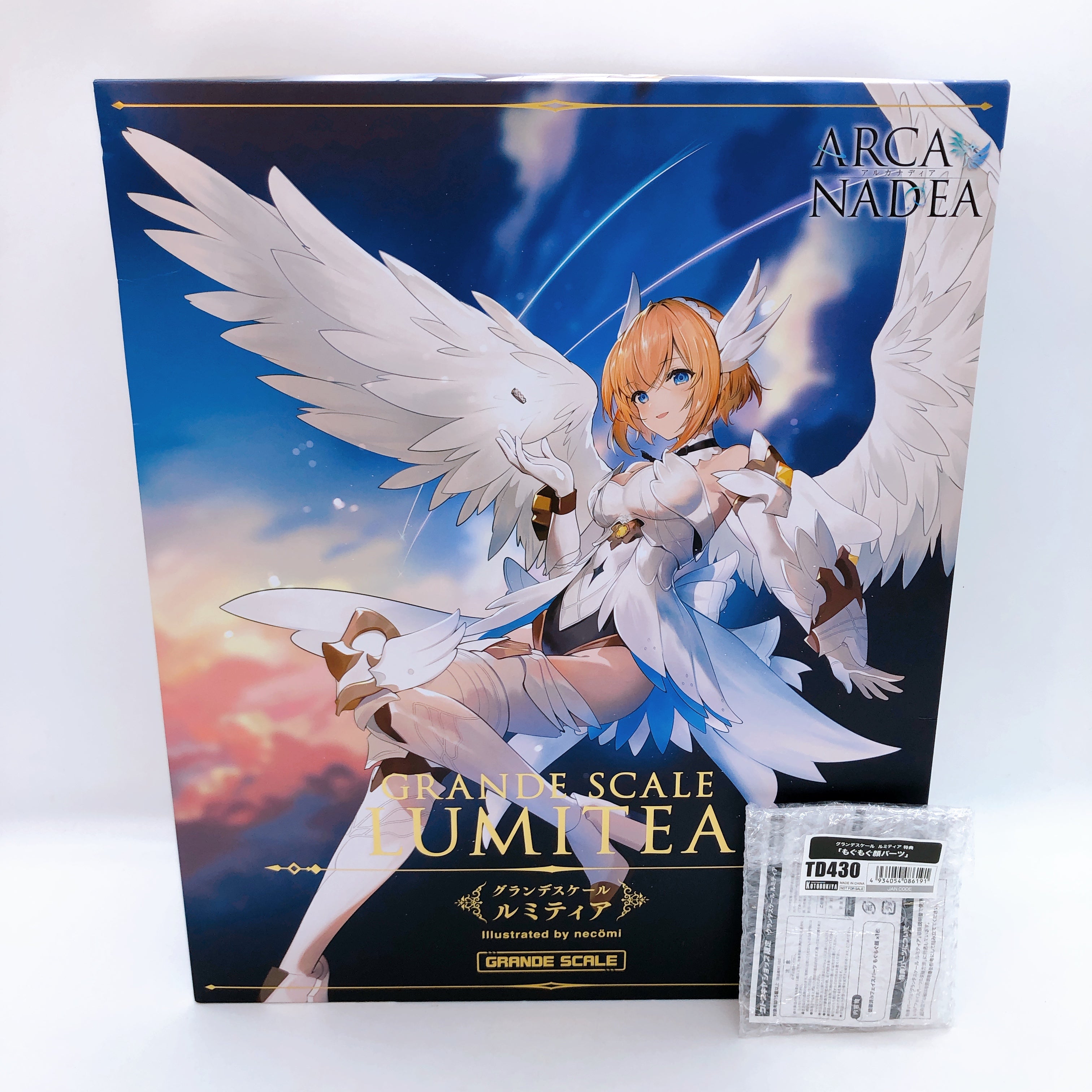 ARCANADEA Grande Scale Lumitea & Bonus Face Parts Set Kit KOTOBUKIYA Japan NEW