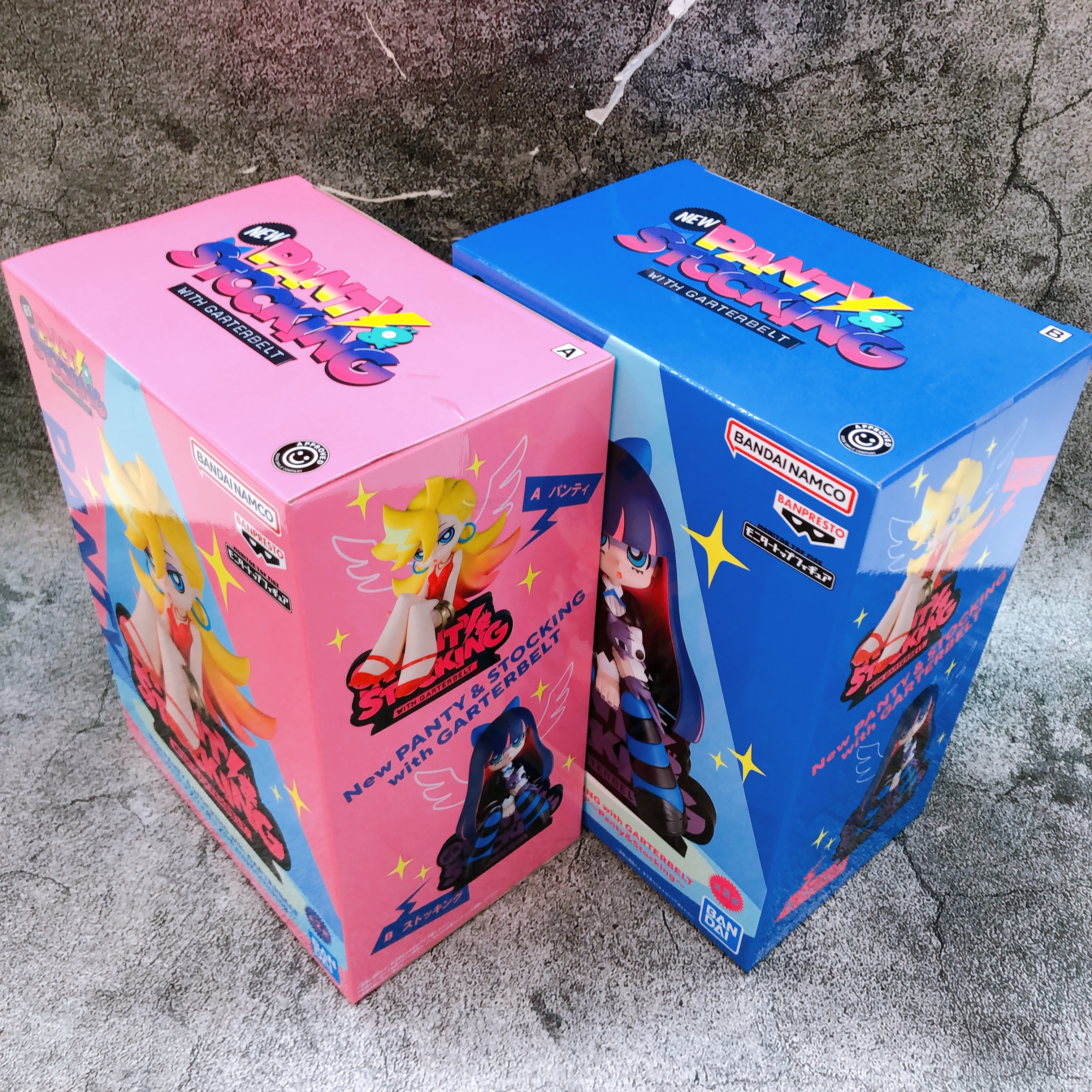 New PANTY & STOCKING with GARTERBELT Panty & Stocking Set Monitor Top Figure