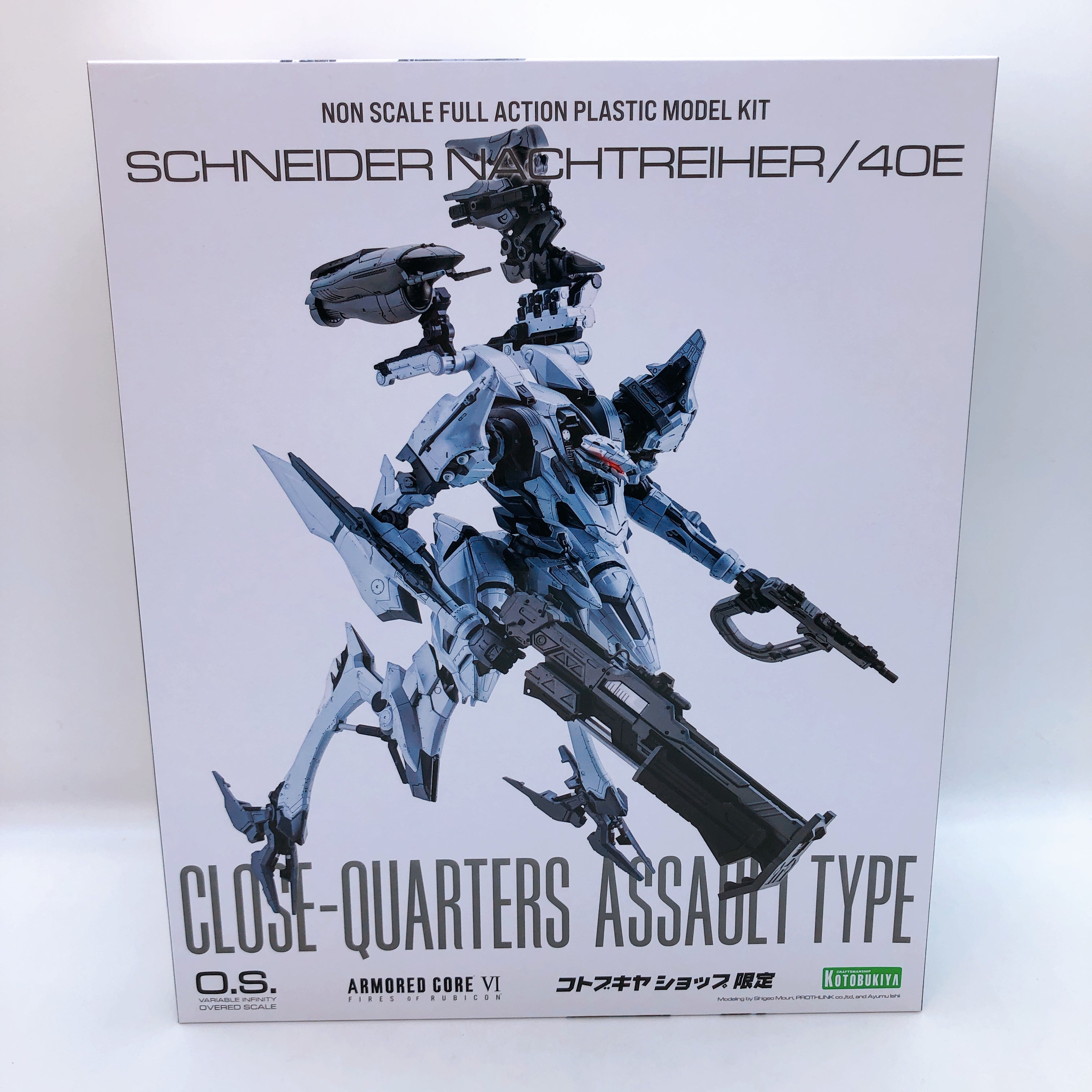 (w/Bonus) Armored Core VI SCHNEIDER NACHTREIHER/40E Close Assault Type Kit NEW