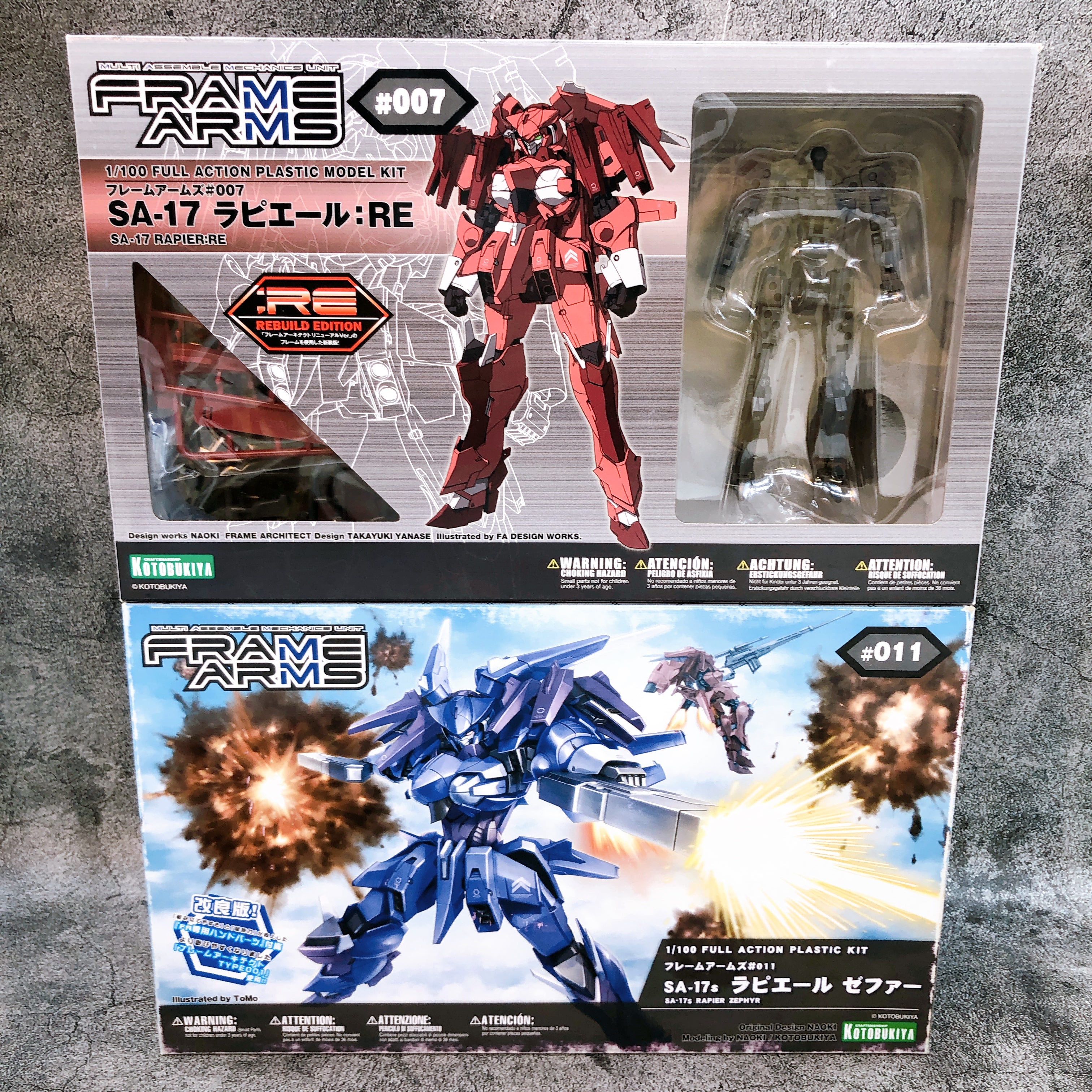 Frame Arms SA-17 Rapier: RE & SA-17s Rapier Zephyr Set Kit 15+ KOTOBUKIYA Japan