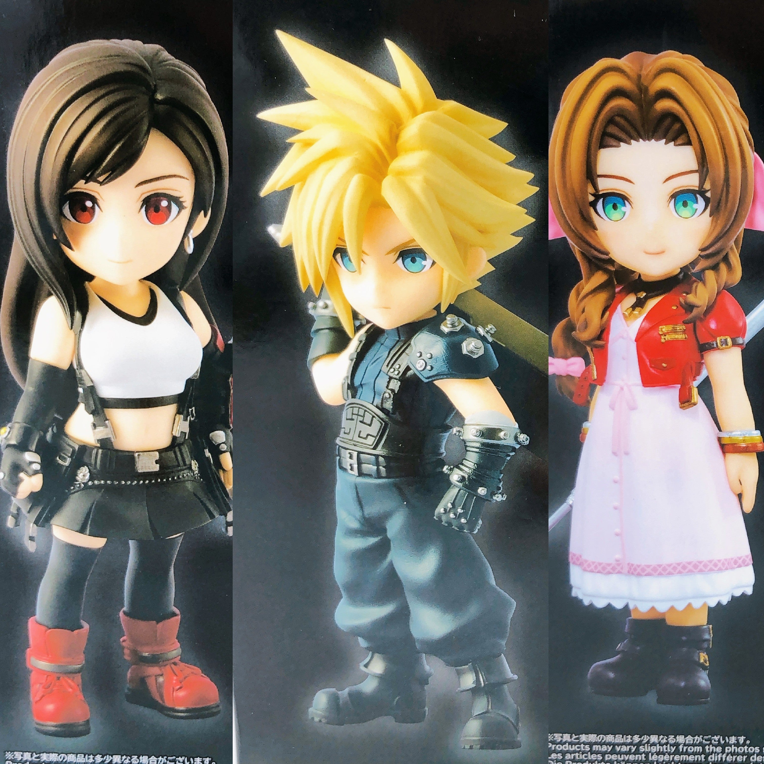 FINAL FANTASY VII REBIRTH ADORABLE ARTS Cloud Tifa Aerith Set of 3 Square Enix