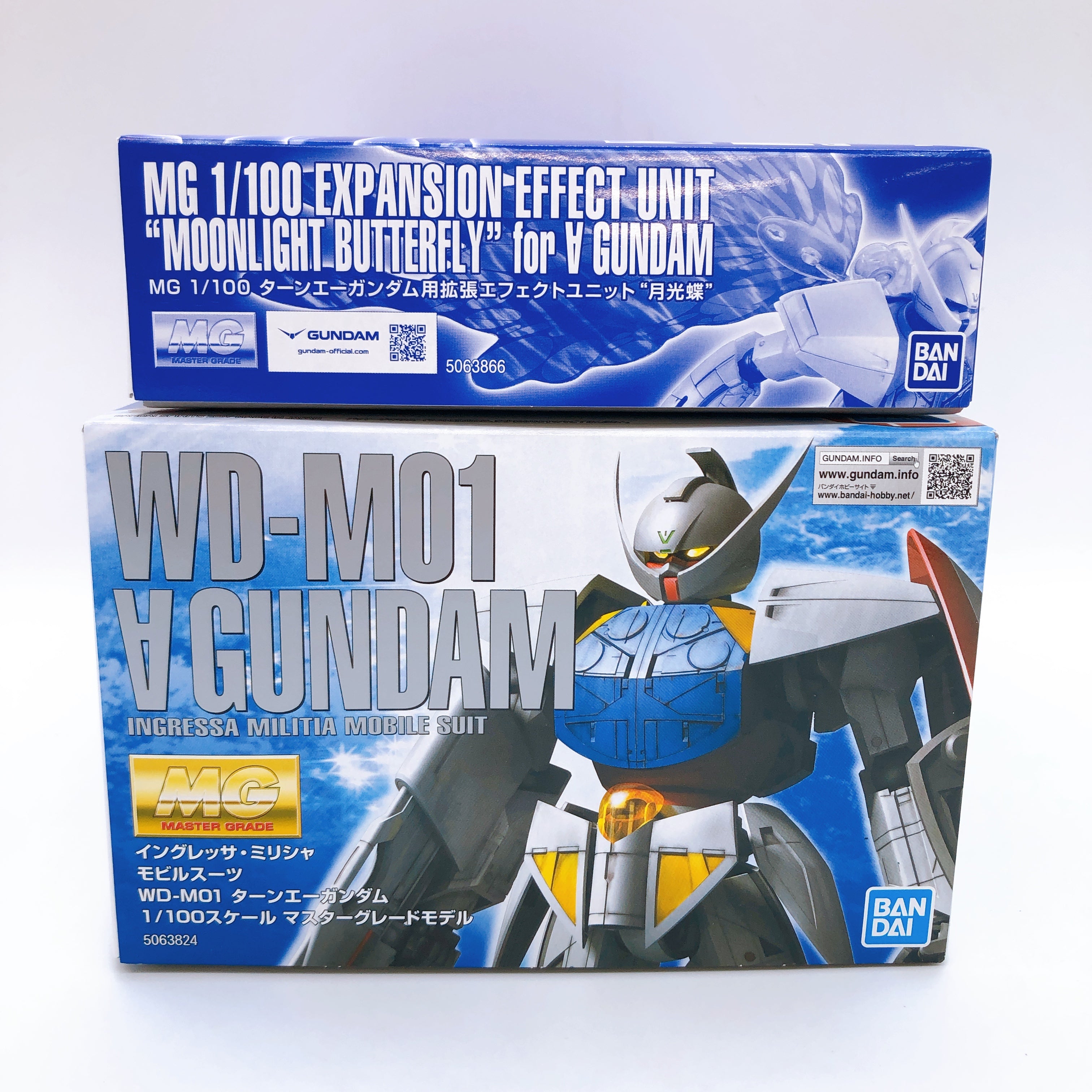 MG 1/100 Turn A Gundam & Moonlight Butterfly Effect Unit Set Kit 15+ Bandai NEW