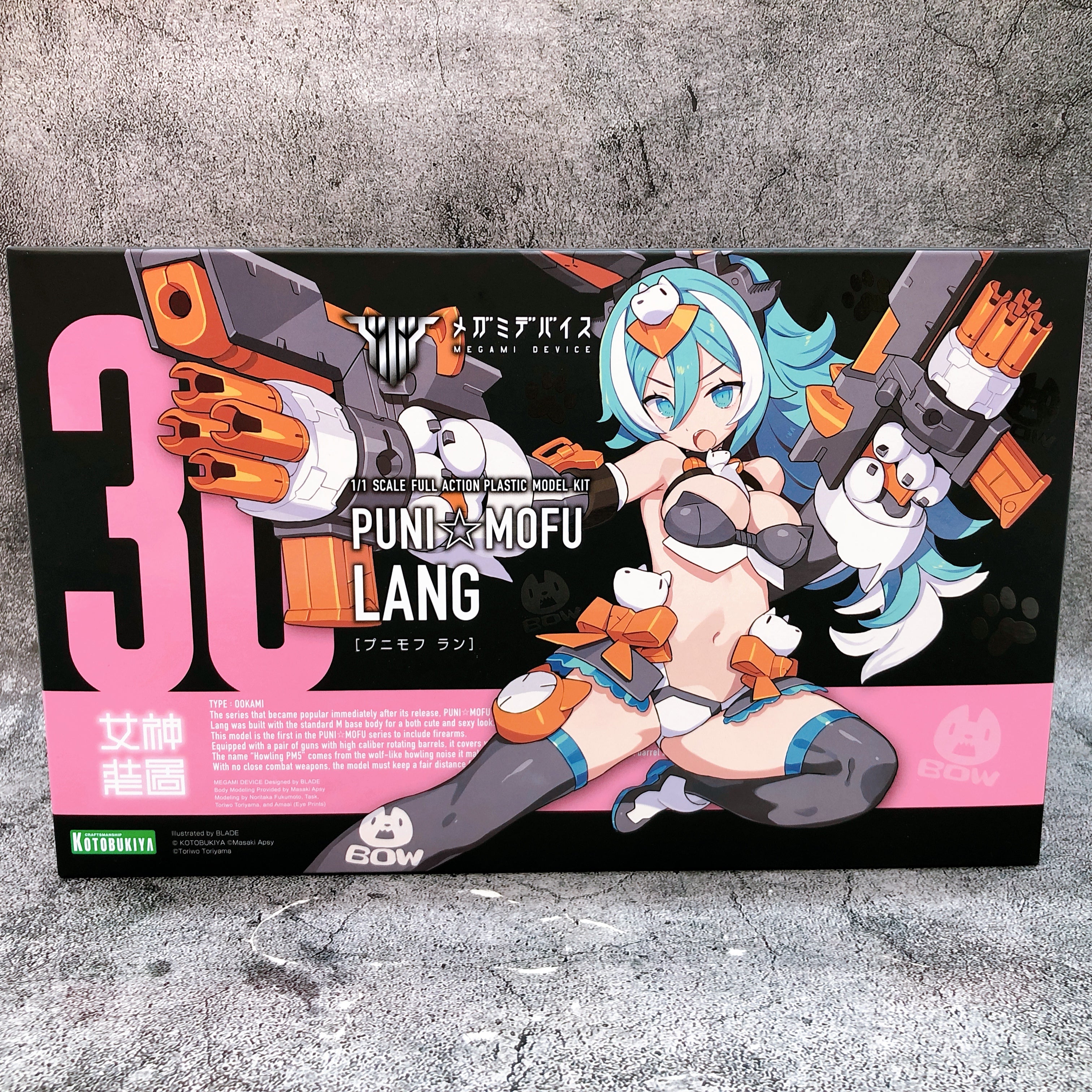 Megami Device PUNI MOFU LANG & Bonus Hair Parts Set Kit 15+ KOTOBUKIYA Japan NEW