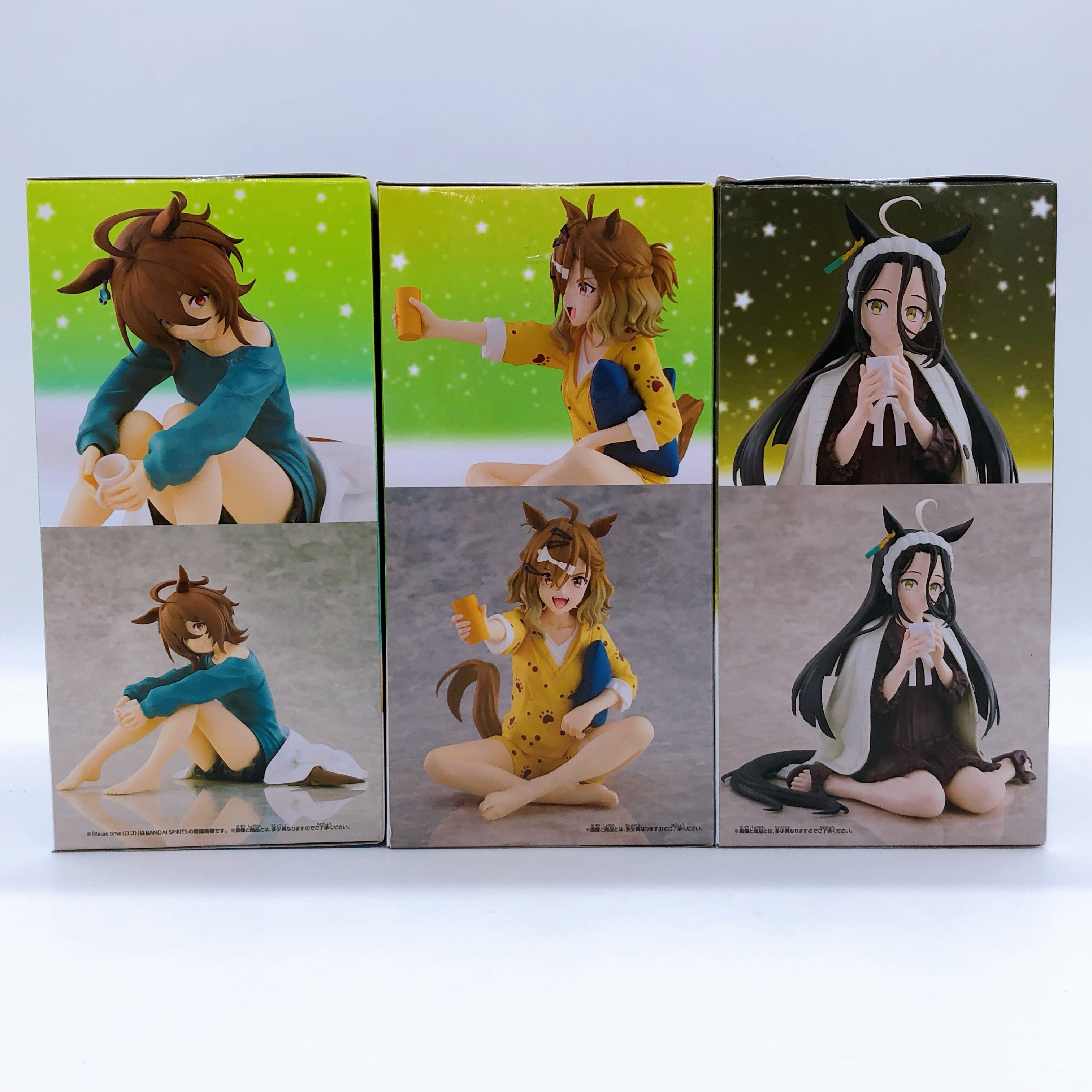Uma Musume Pretty Derby Door to a New Era The Movie Relax time Figure Set of 3