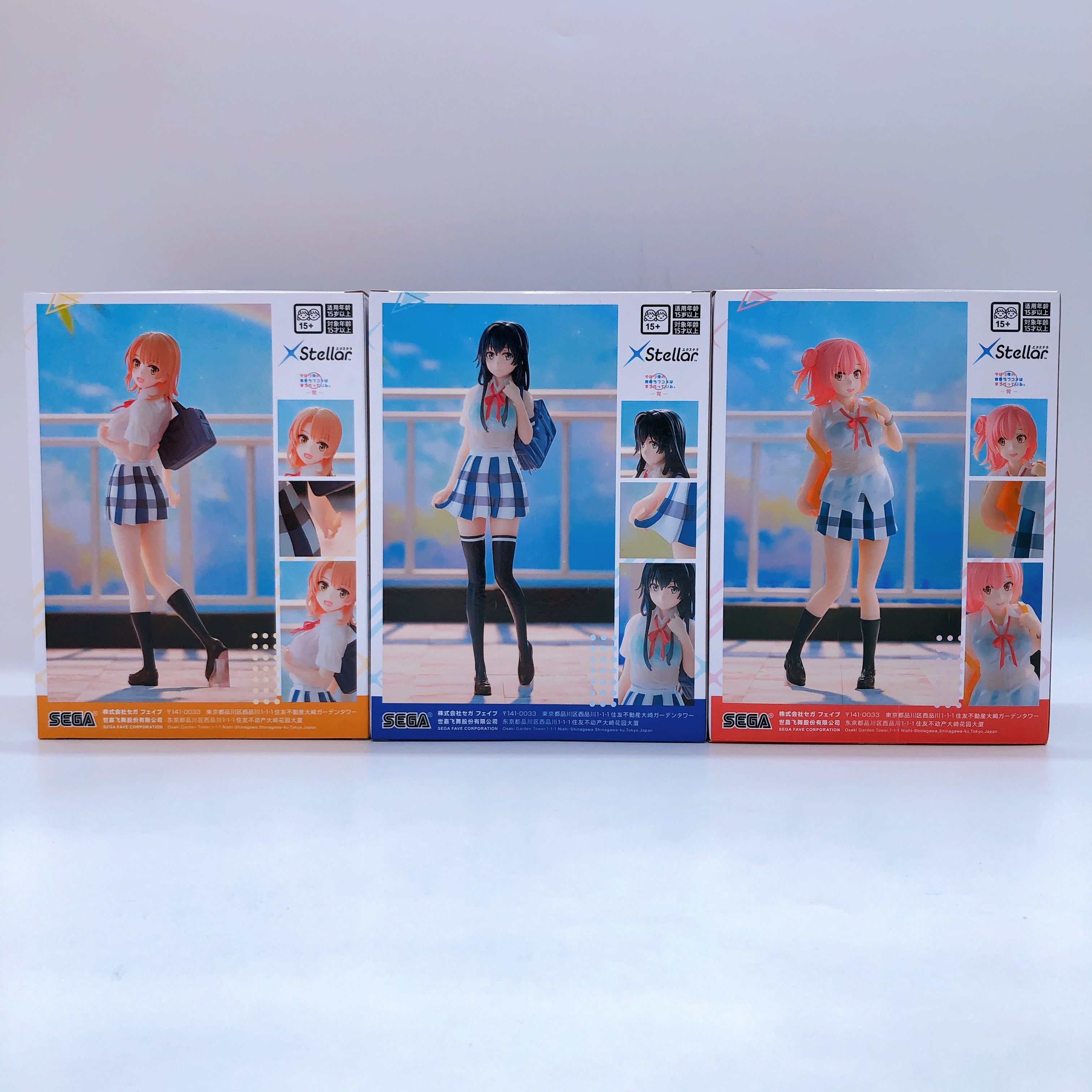 My Teen Romantic Comedy SNAFU Climax! Iroha Yukino Yui Set of 3 XStellar Figure