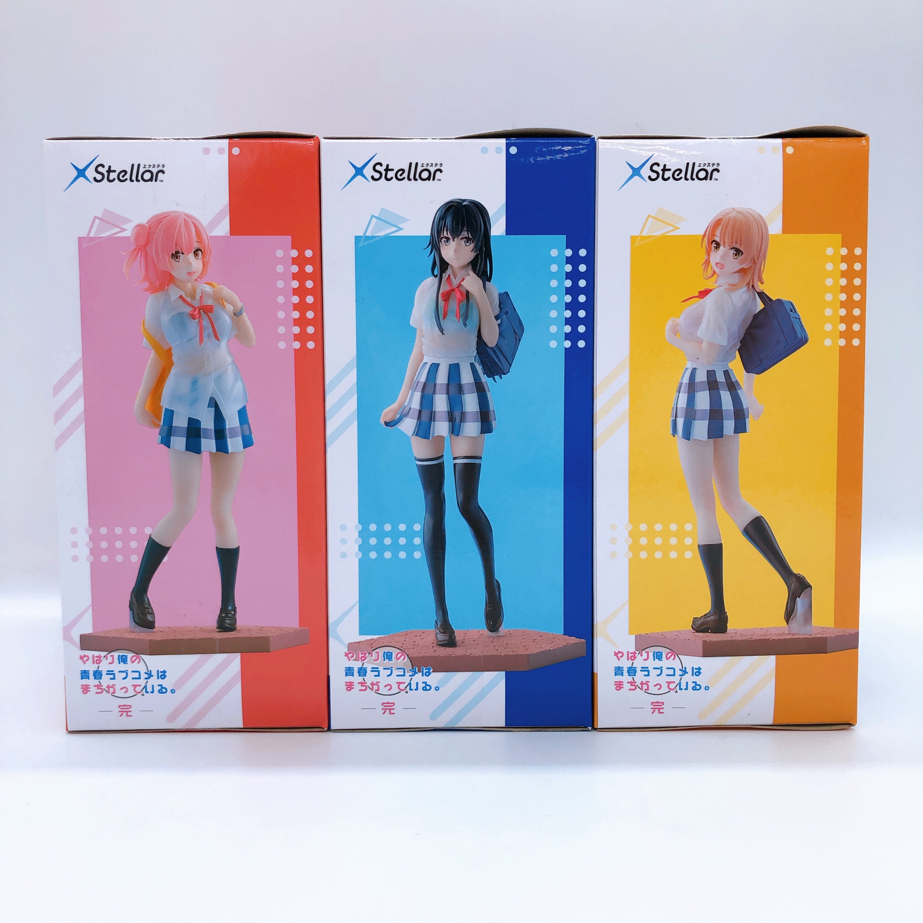 My Teen Romantic Comedy SNAFU Climax! Iroha Yukino Yui Set of 3 XStellar Figure