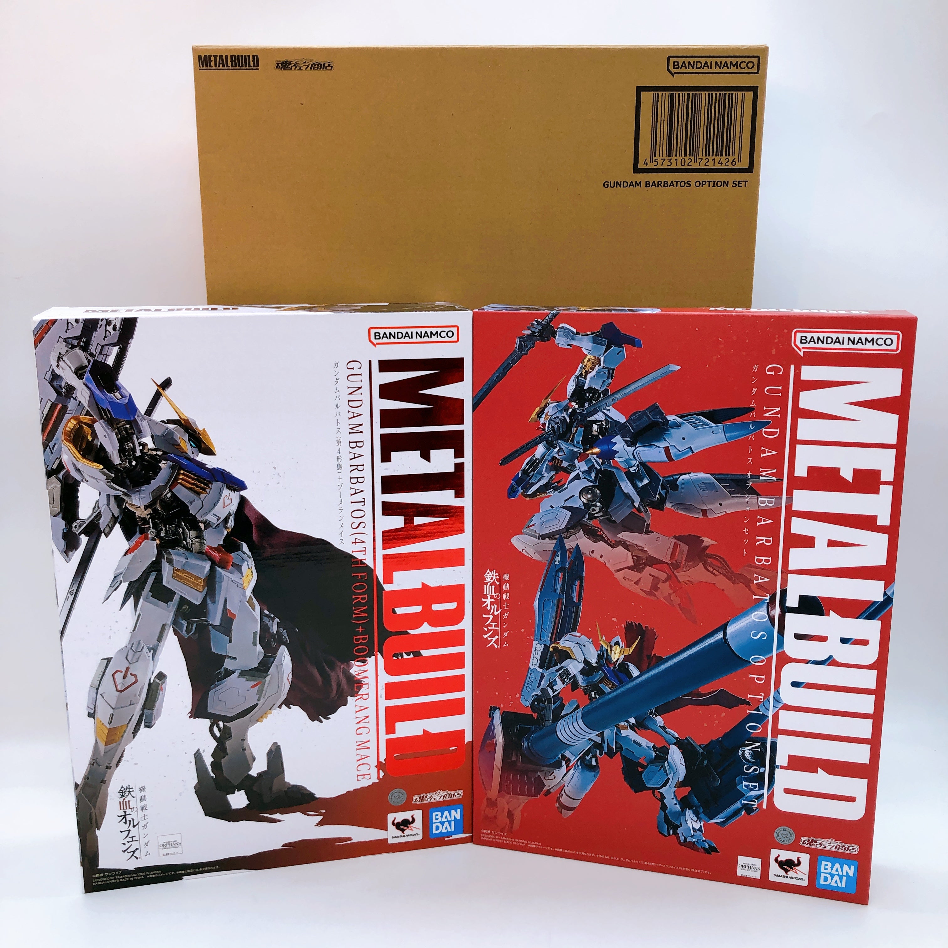 ロボット L BUILD GUNDAM BARBATOS 4TH FORM METAL BUILD Gundam Barbatos 4th Form & Option Set Action Figure 15+ Ba