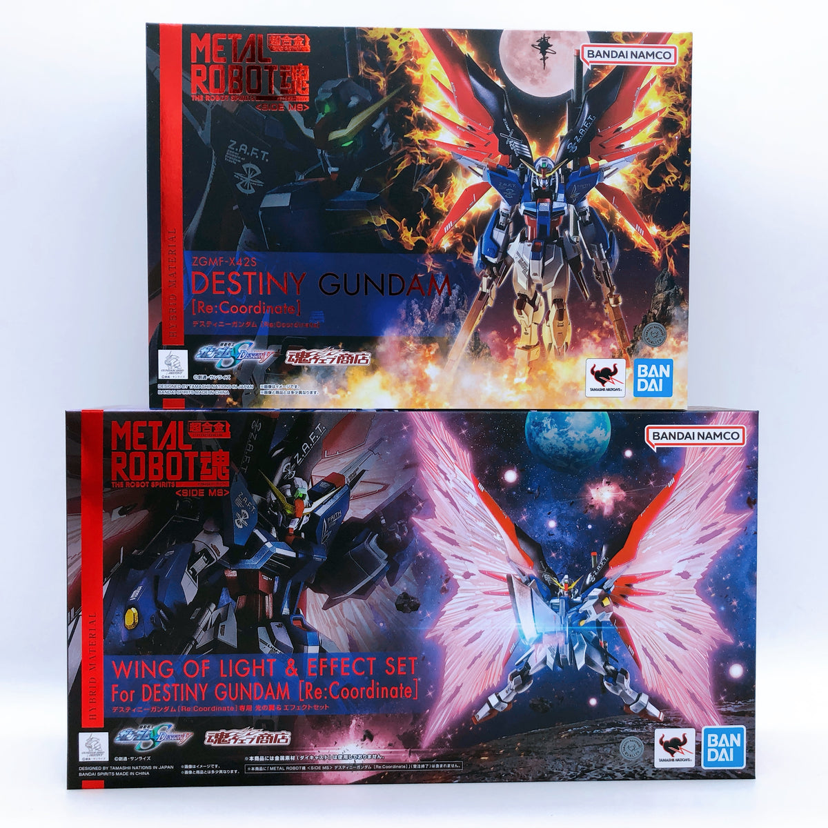 Metal Robot Spirits Destiny Gundam Re:Coordinate & Wing of Light Effect Set