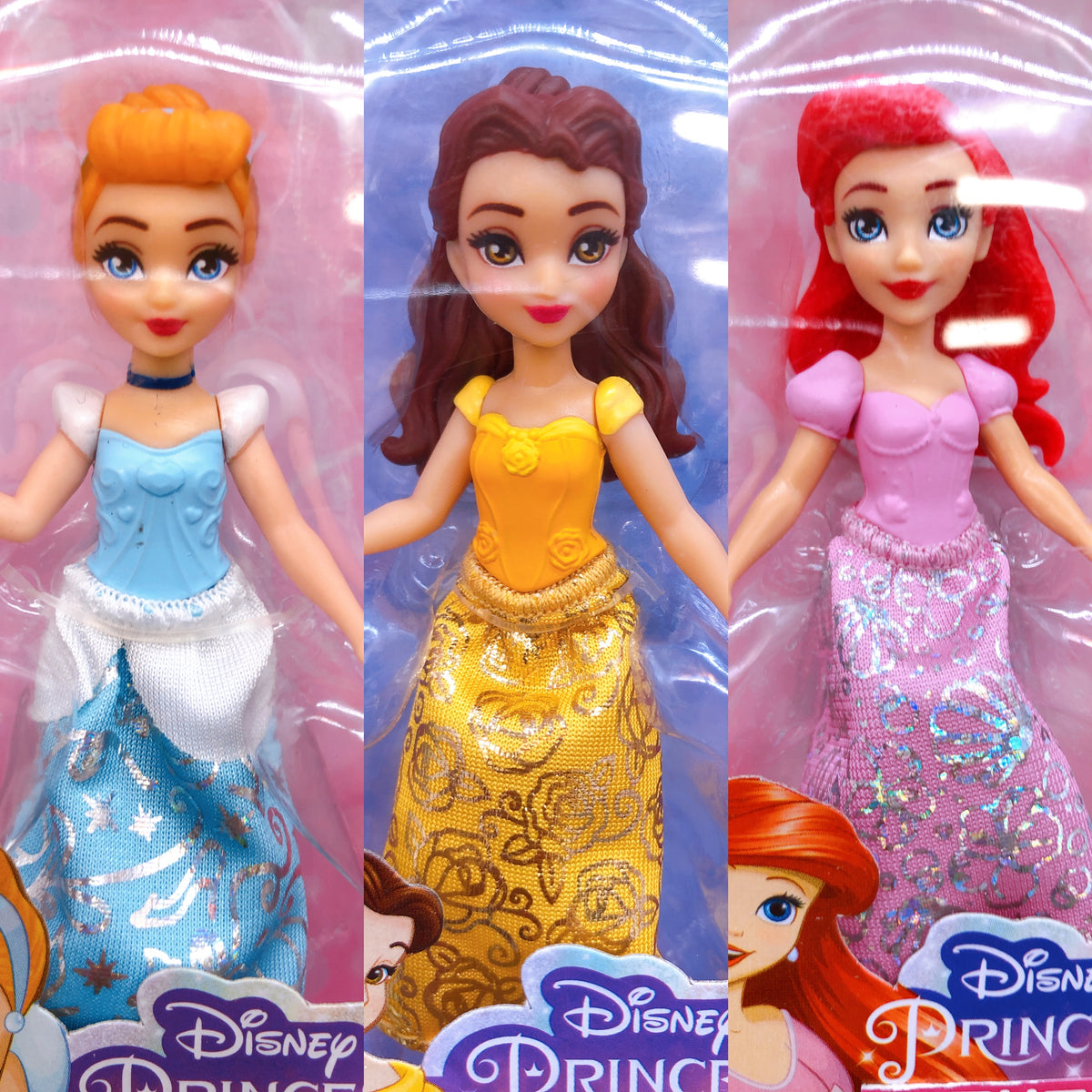 Disney Princess Mini Doll Action Figure Set of 6 MATTEL Japan AUTHENTIC FASTSHIP