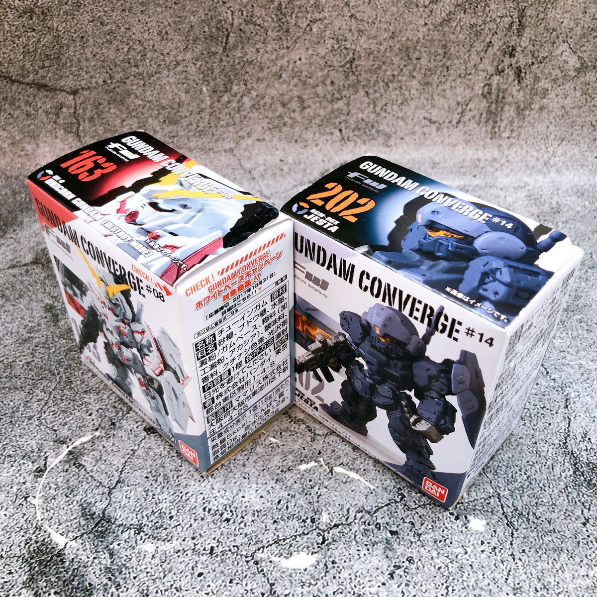 FW GUNDAM CONVERGE Unicorn Gundam & Jesta & Banshee & Banshee Norn Set Figure