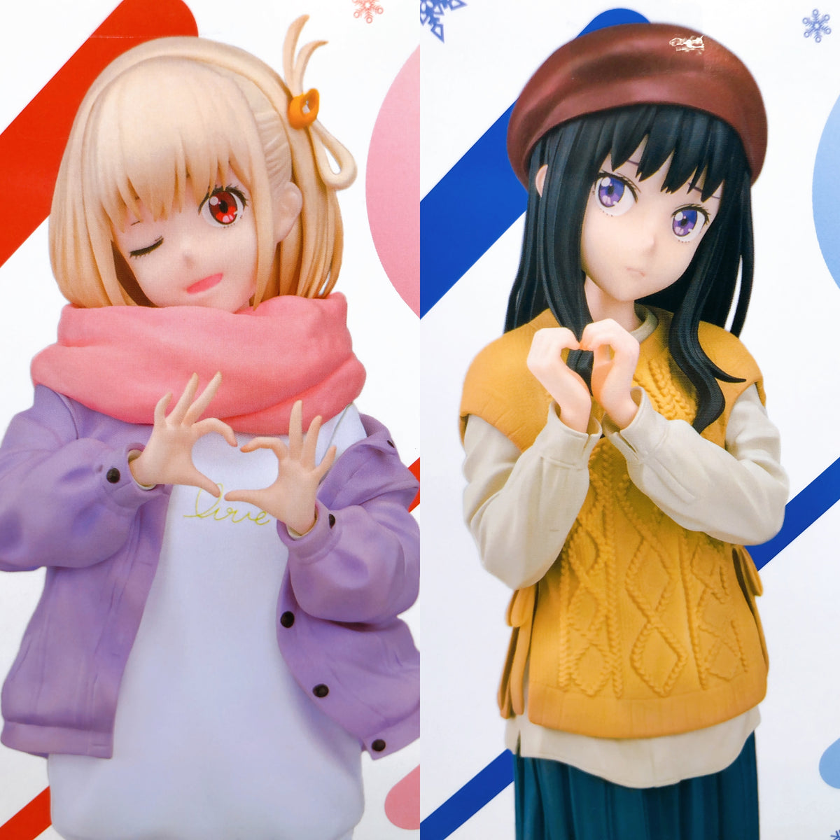 Lycoris Recoil Chisato & Takina Winter Clothes ver. 1/7 Scale Figure Set PROOF