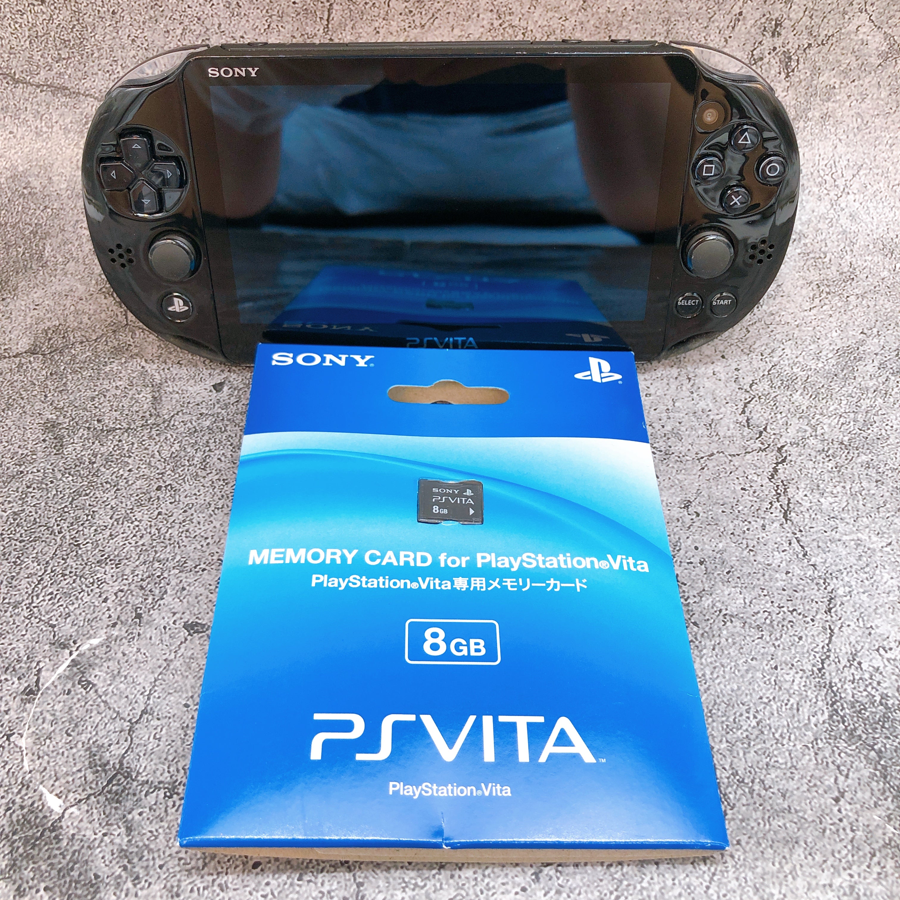 Sony PlayStation Vita PCH-2000 Wi-Fi Handheld Console - Black - Japan Model - Open Box Like New