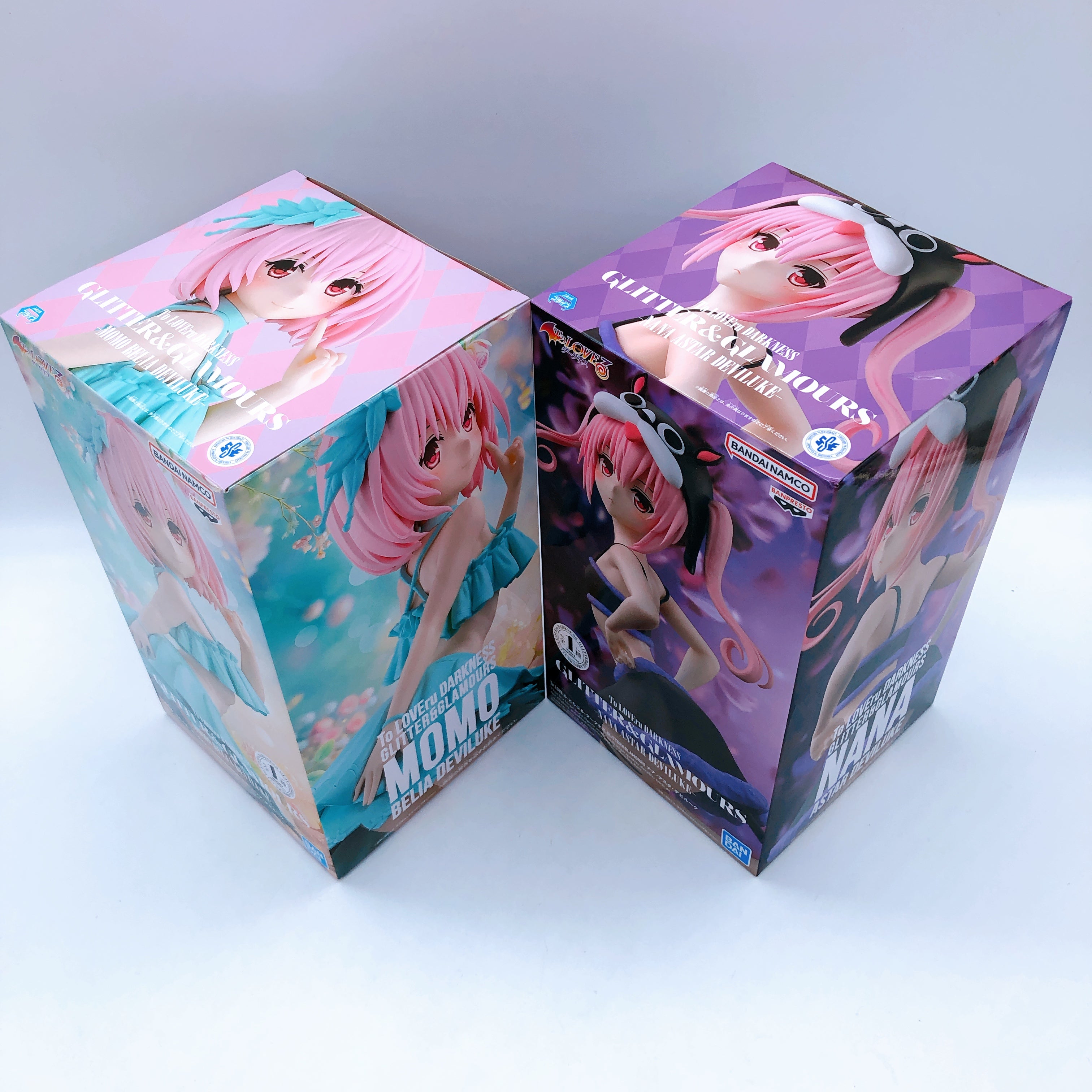 To Love Ru Darkness GLITTER & GLAMOURS Figure Set of 5 Lala Nana Momo Yui Yami