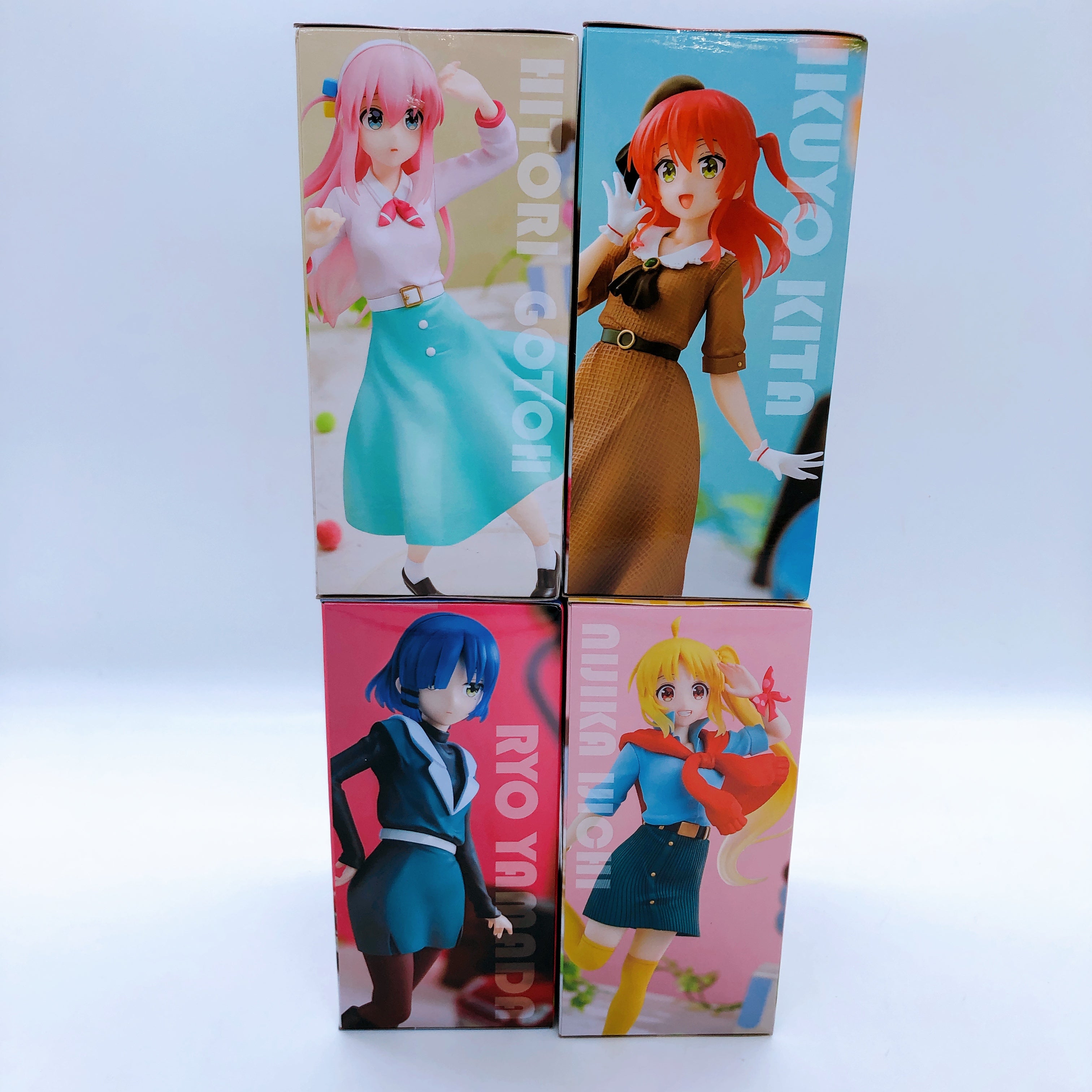 Bocchi the Rock! Retro Fashion Vivit Nijika Hitori Ryo Ikuyo Set of 4 Figure NEW