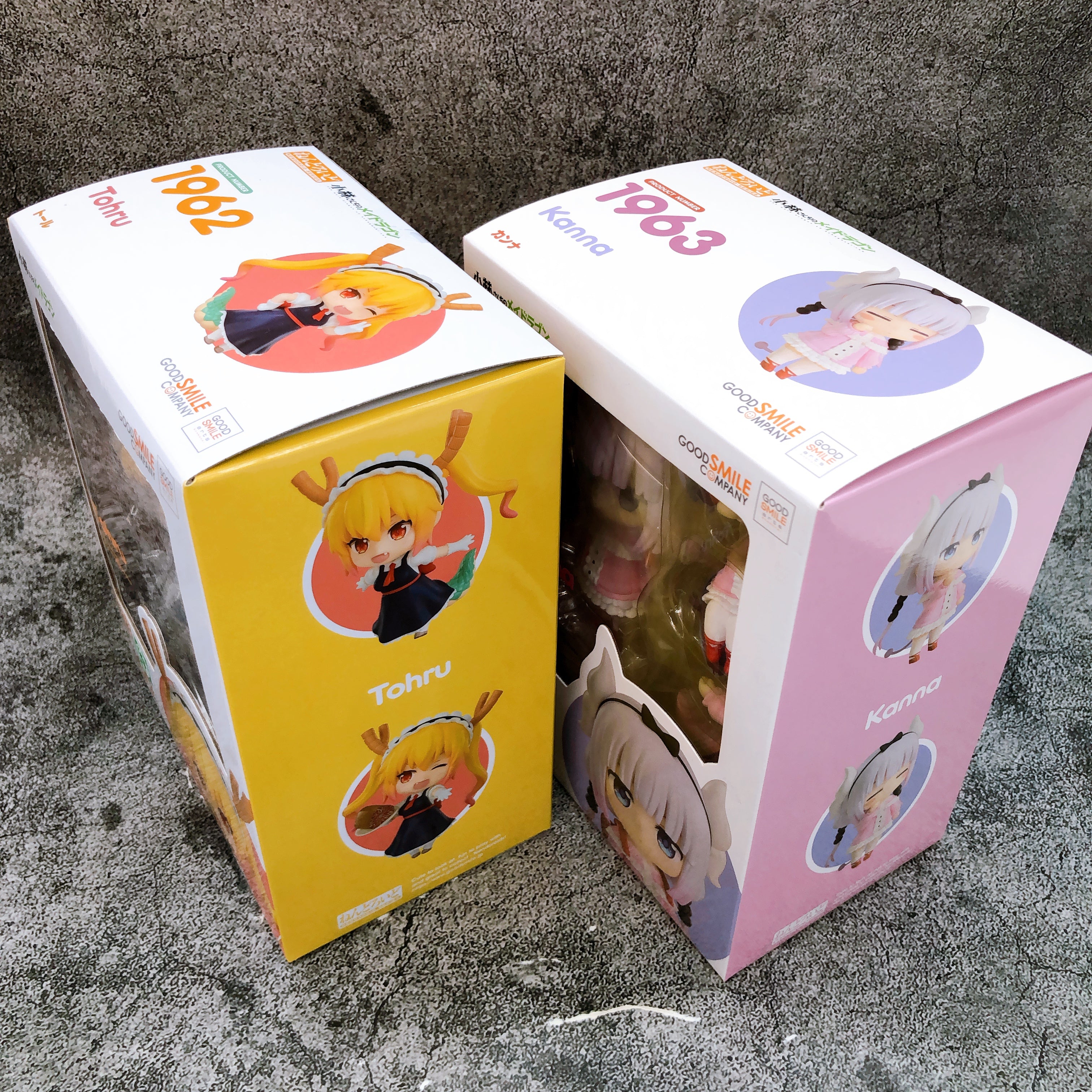 Miss Kobayashi's Dragon Maid Tohru & Kanna Nendoroid 1962 1963 SET of 2 FASTSHIP
