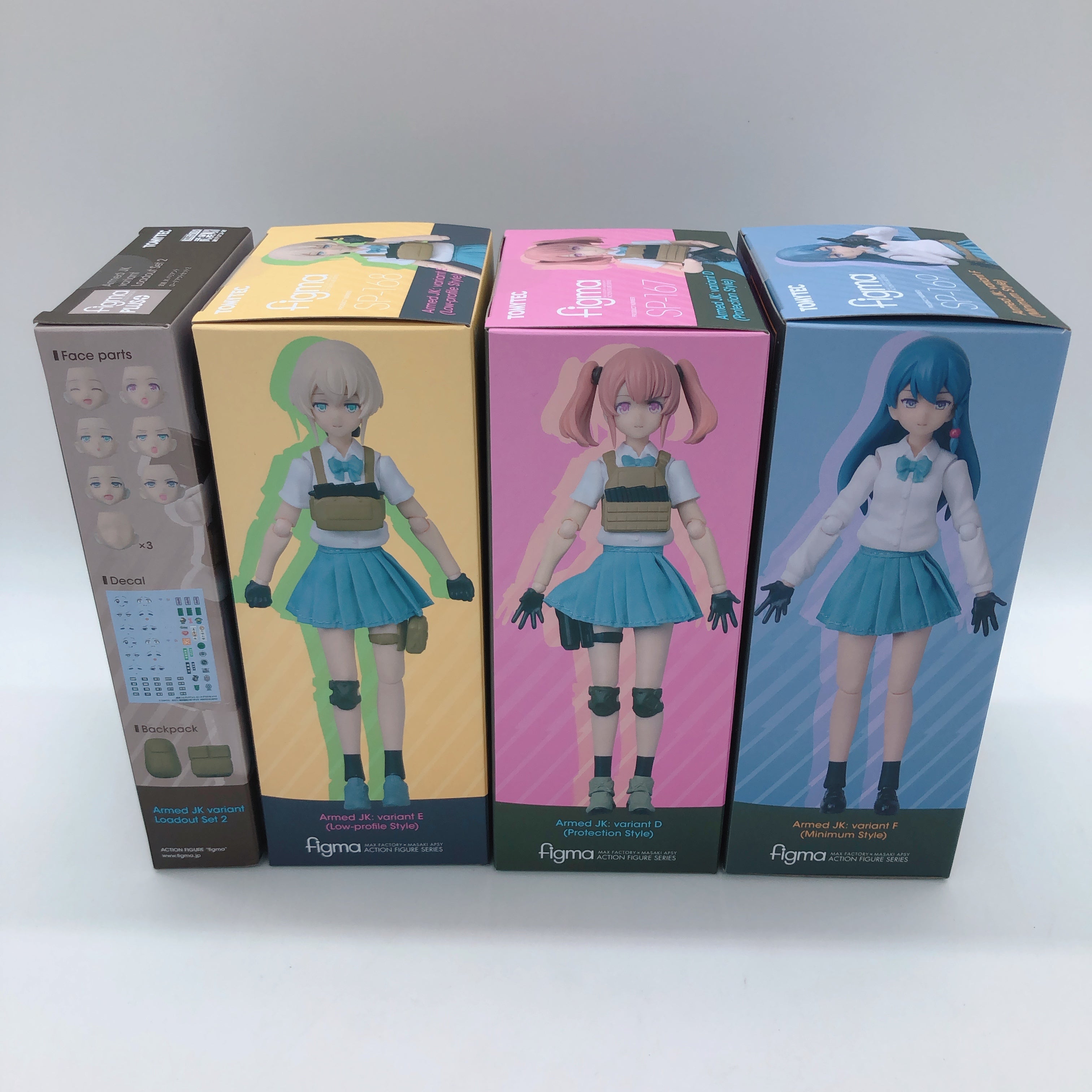 (SET of 4) Little Armory Armed JK Variant D E F & Loadout 2 figma SP FASTSHIP