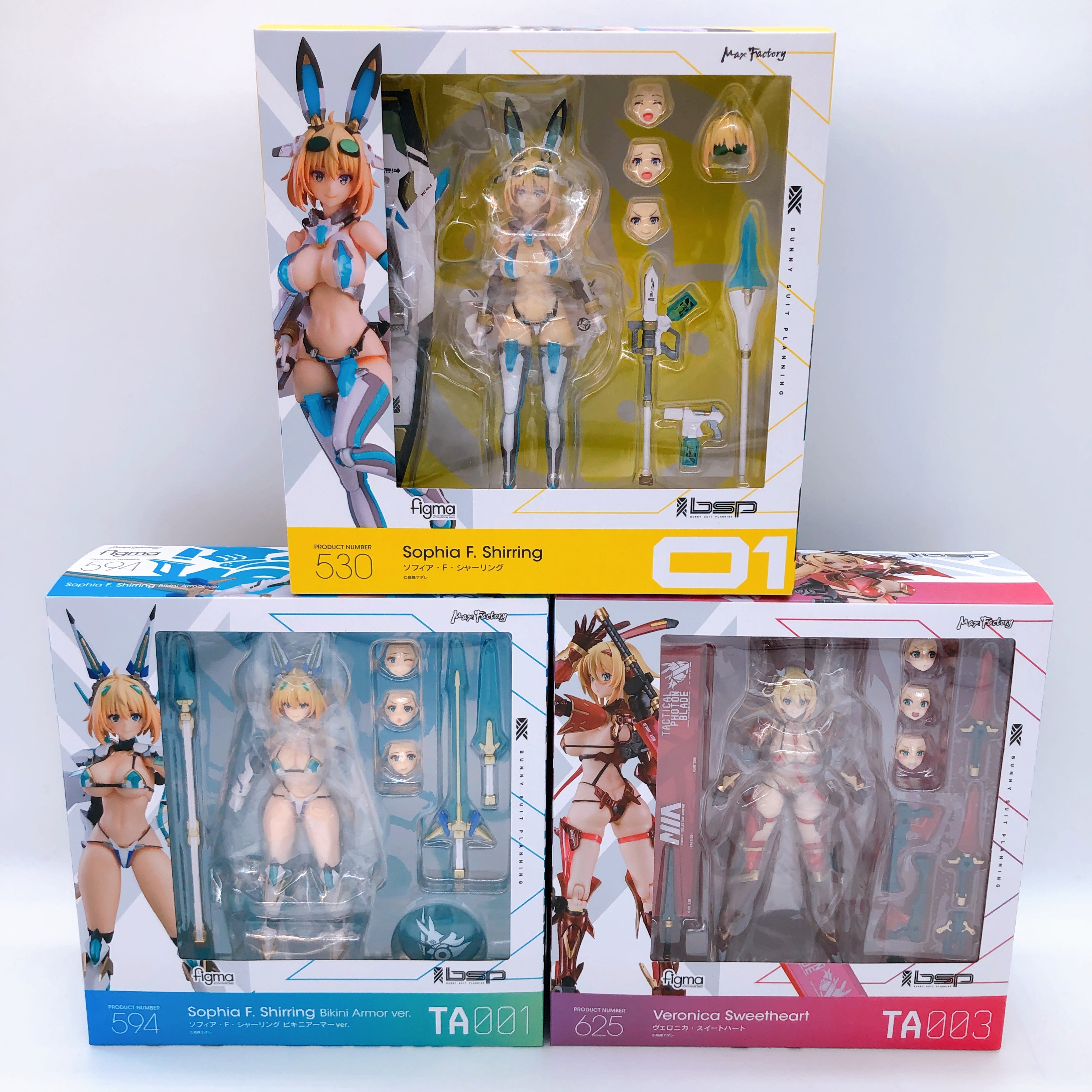 Bunny Suit Planning figma SET of 3 Sophia Bikini Armor Veronica 530 594 625