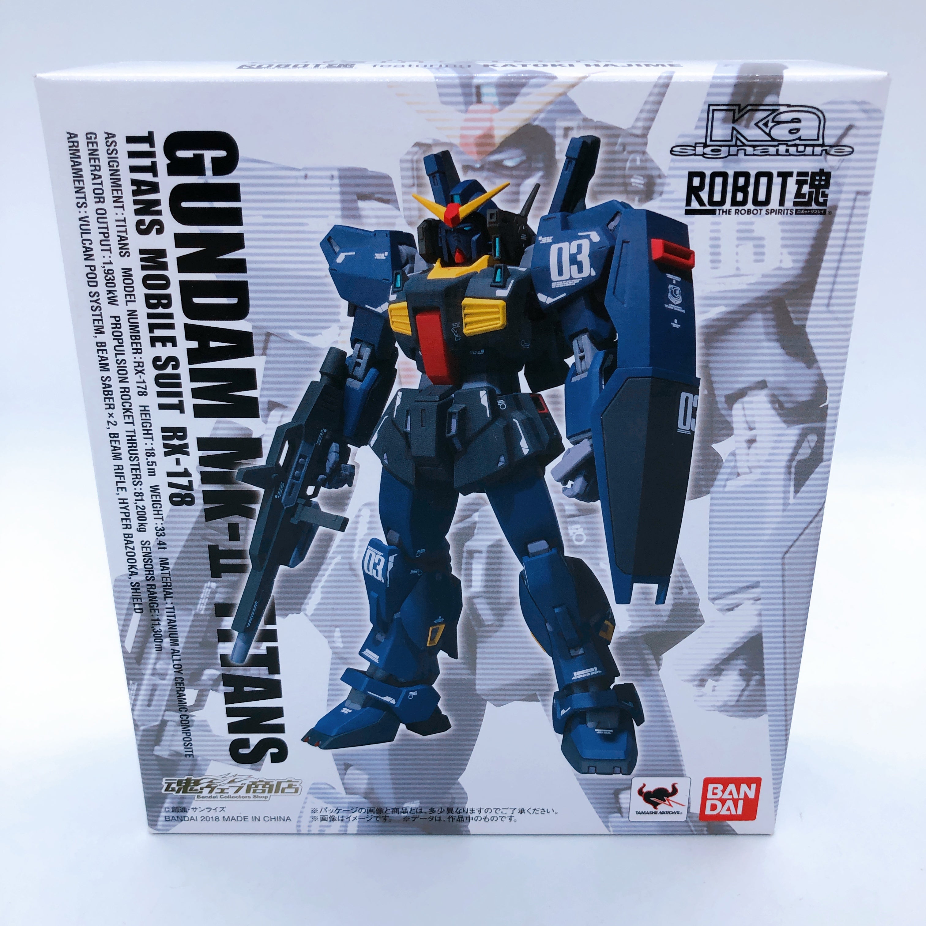 ROBOT SPIRITS Ka signature 2 of Gundam Mk-II Titans + Numbering Parts SET NEW