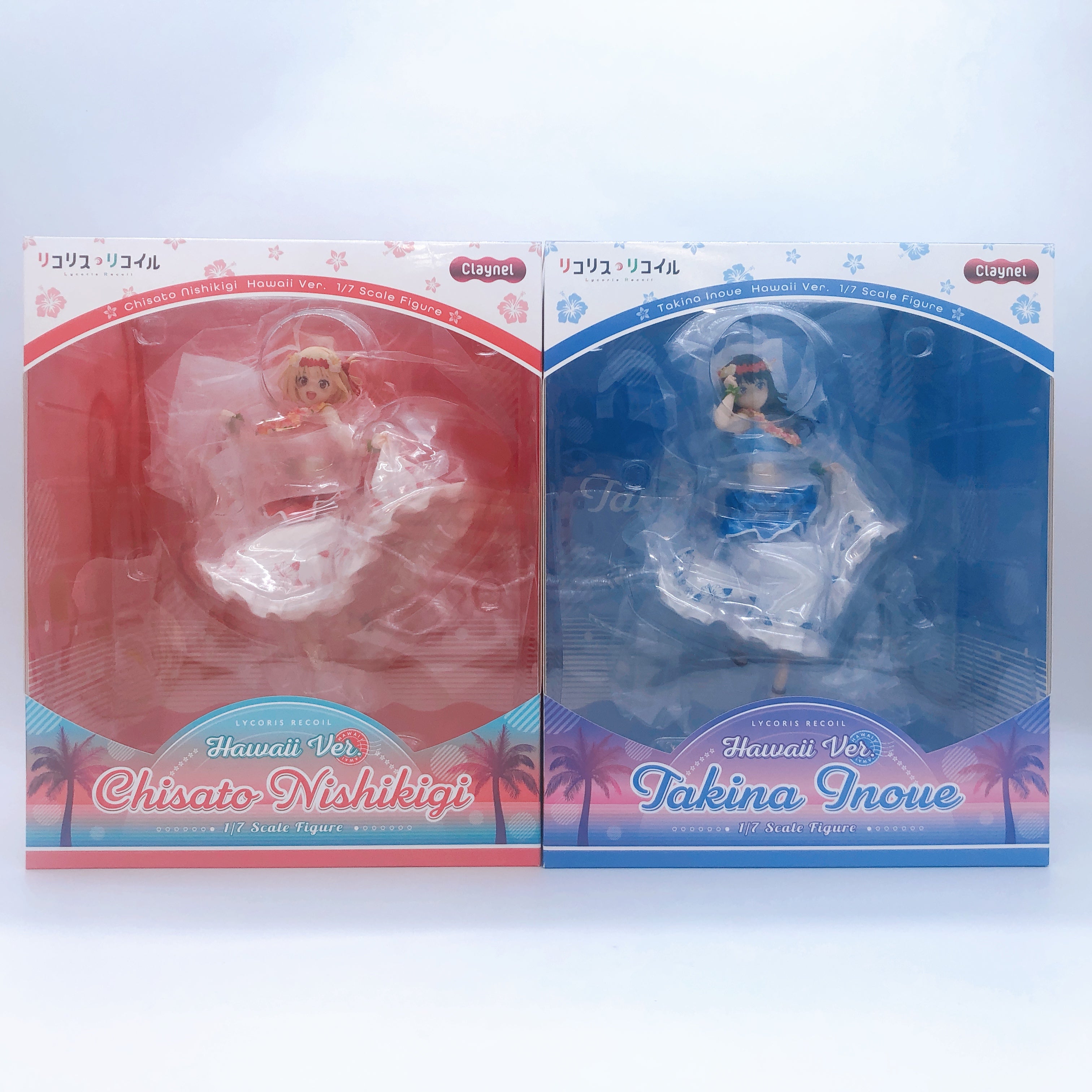 Claynel Lycoris Recoil Takina Inoue & Chisato Nishikigi Hawaii SET 1/7 Figure