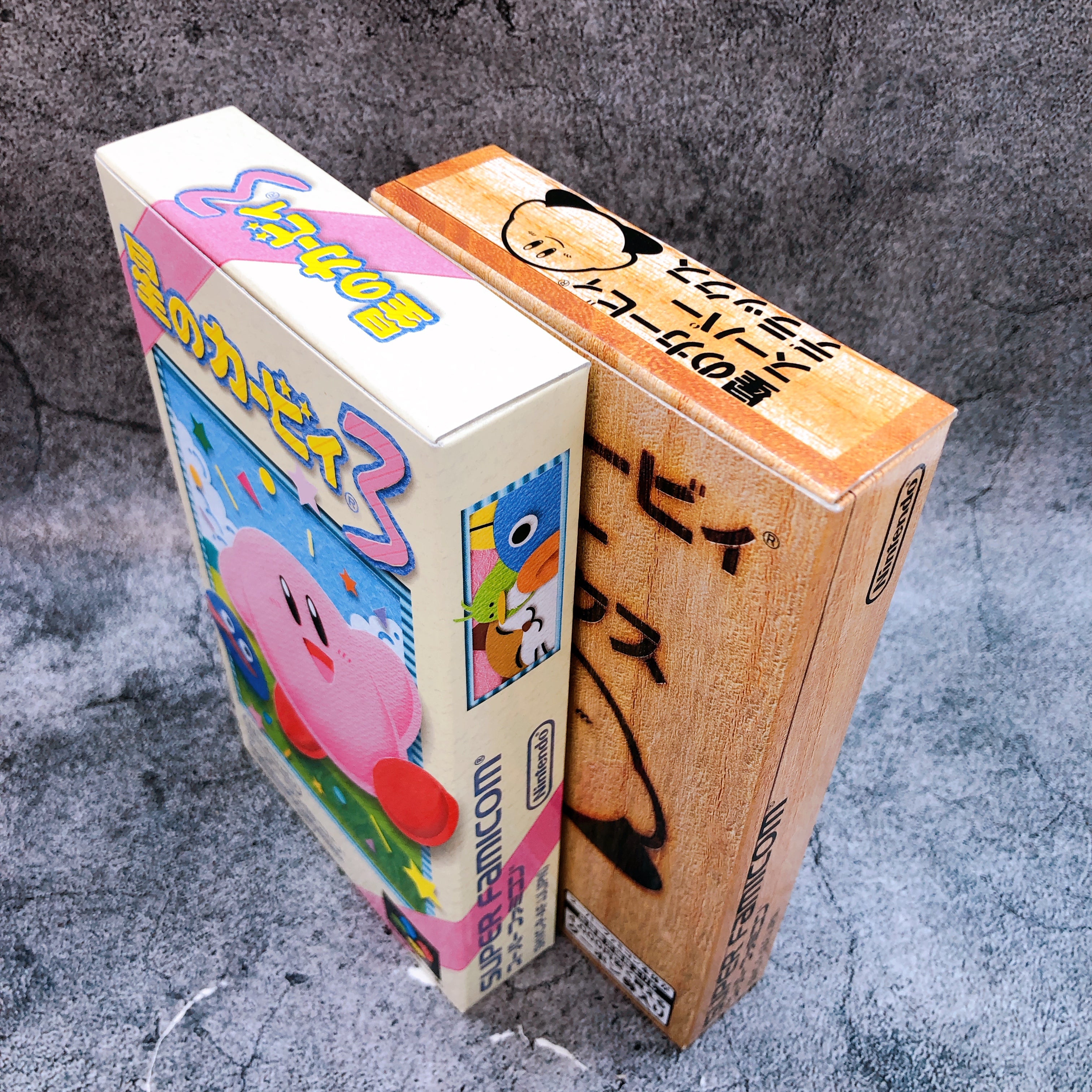 Nintendo Super Famicom Kirby 3 & Super Deluxe SET Japan SNES SFC Game in Stock