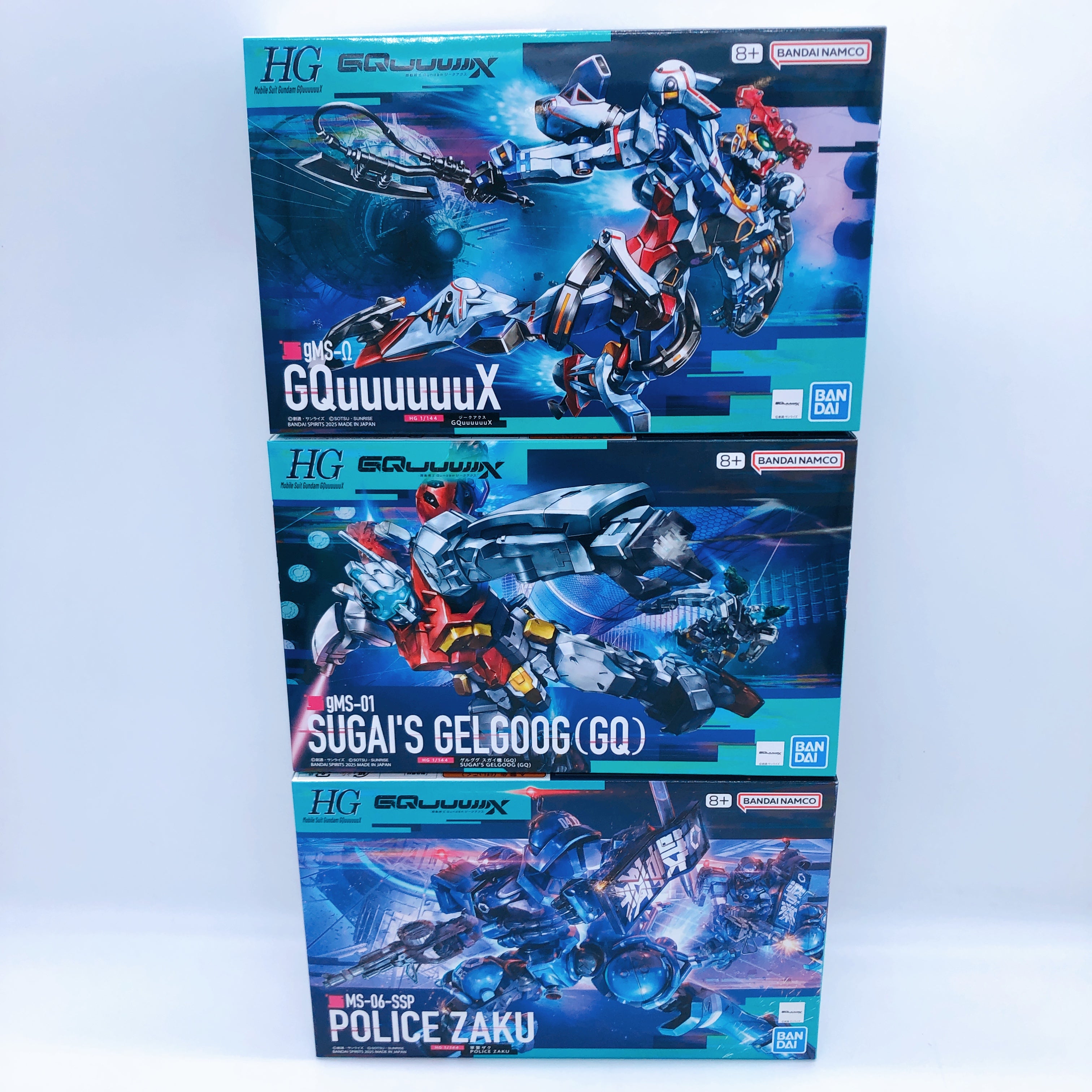 HG 1/144 Gundam GQuuuuuuX Police Zaku Sugai's Gelgoog GQ Model Kit Gunpla Set