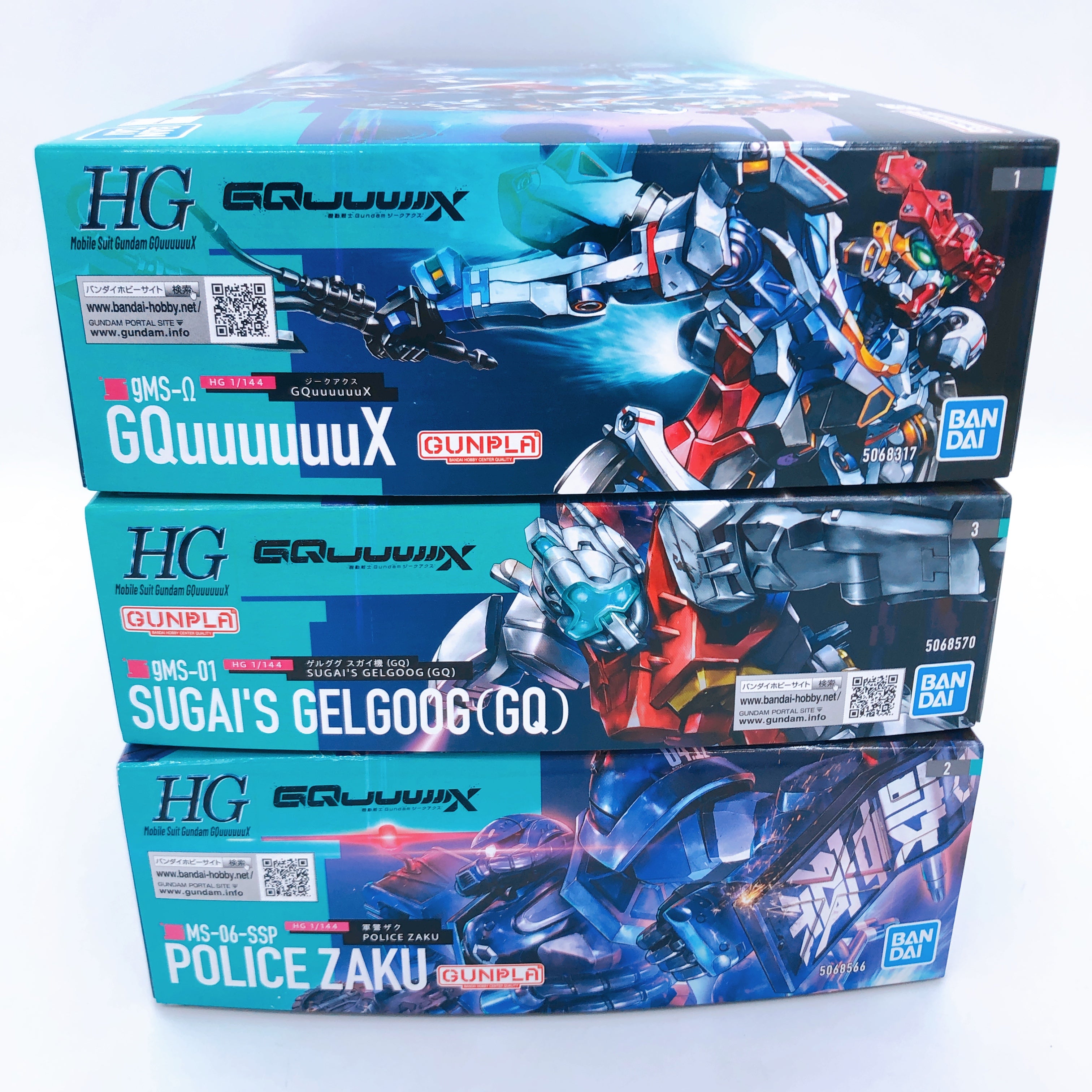 HG 1/144 Gundam GQuuuuuuX Police Zaku Sugai's Gelgoog GQ Model Kit Gunpla Set