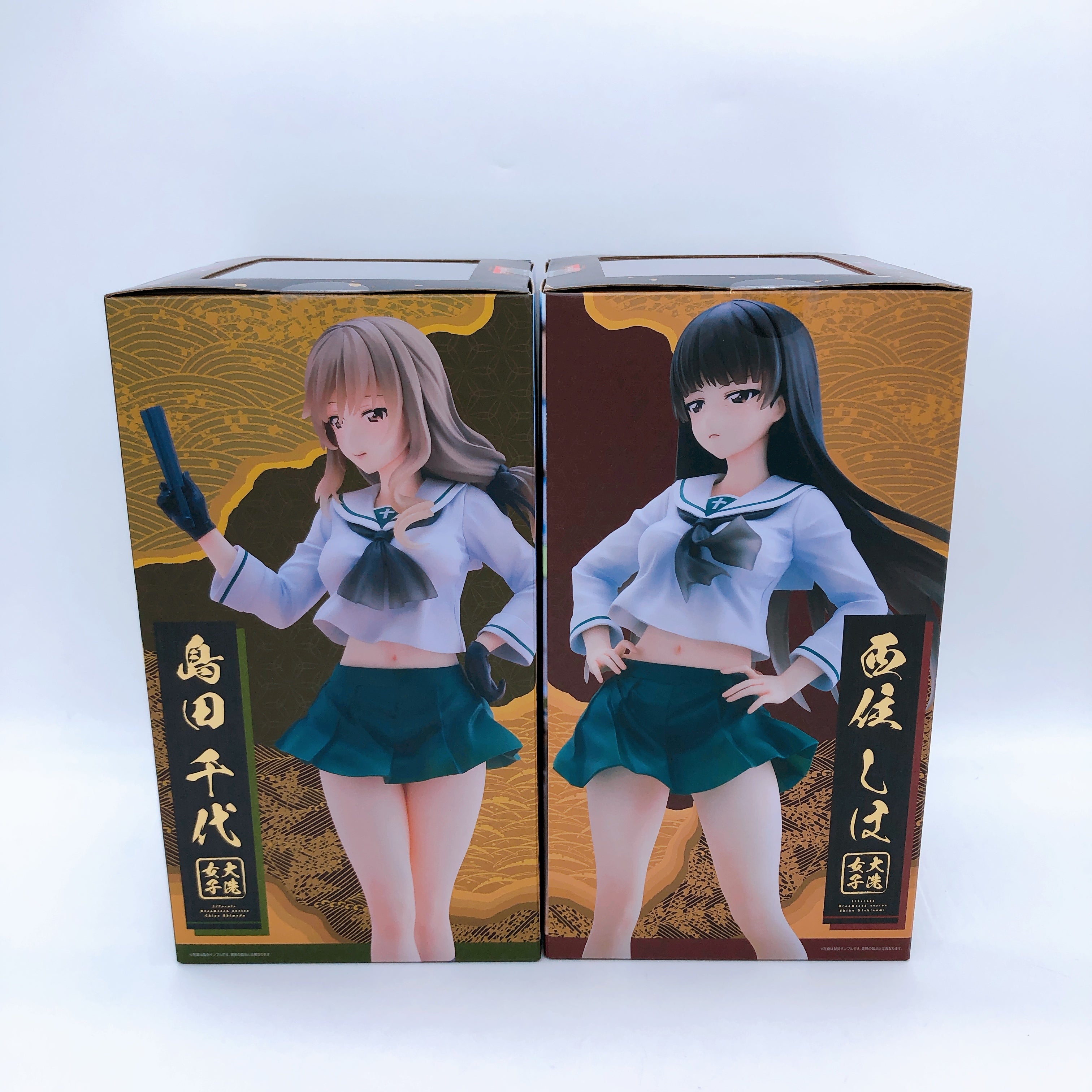 Girls und Panzer Shiho Nishizumi & Chiyo Shimada 1/7 Scale Figure SET Wave Japan