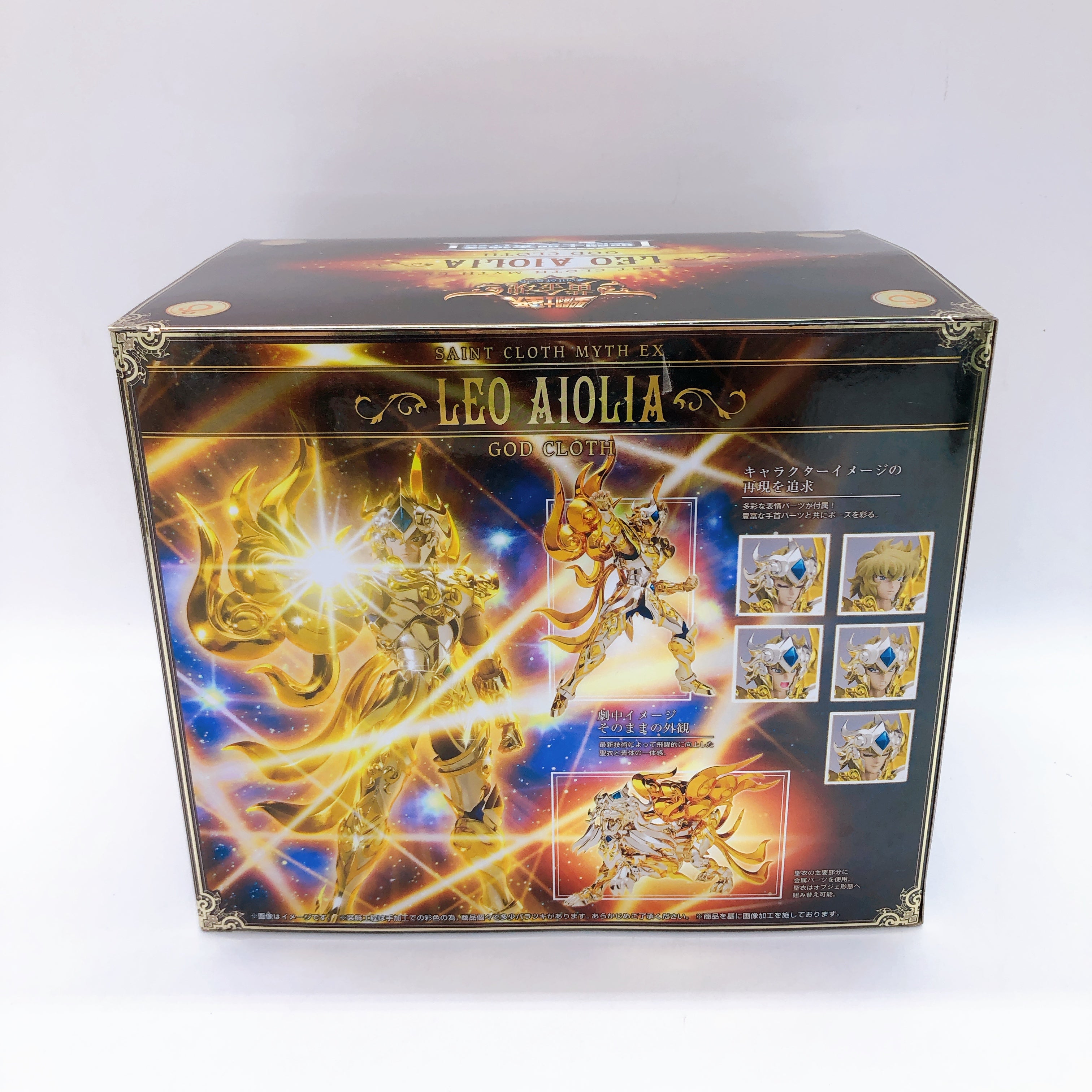 (W/Bonus) Saint Seiya LEO AIOLIA & God Base Stand SET Myth Cloth EX Figure
