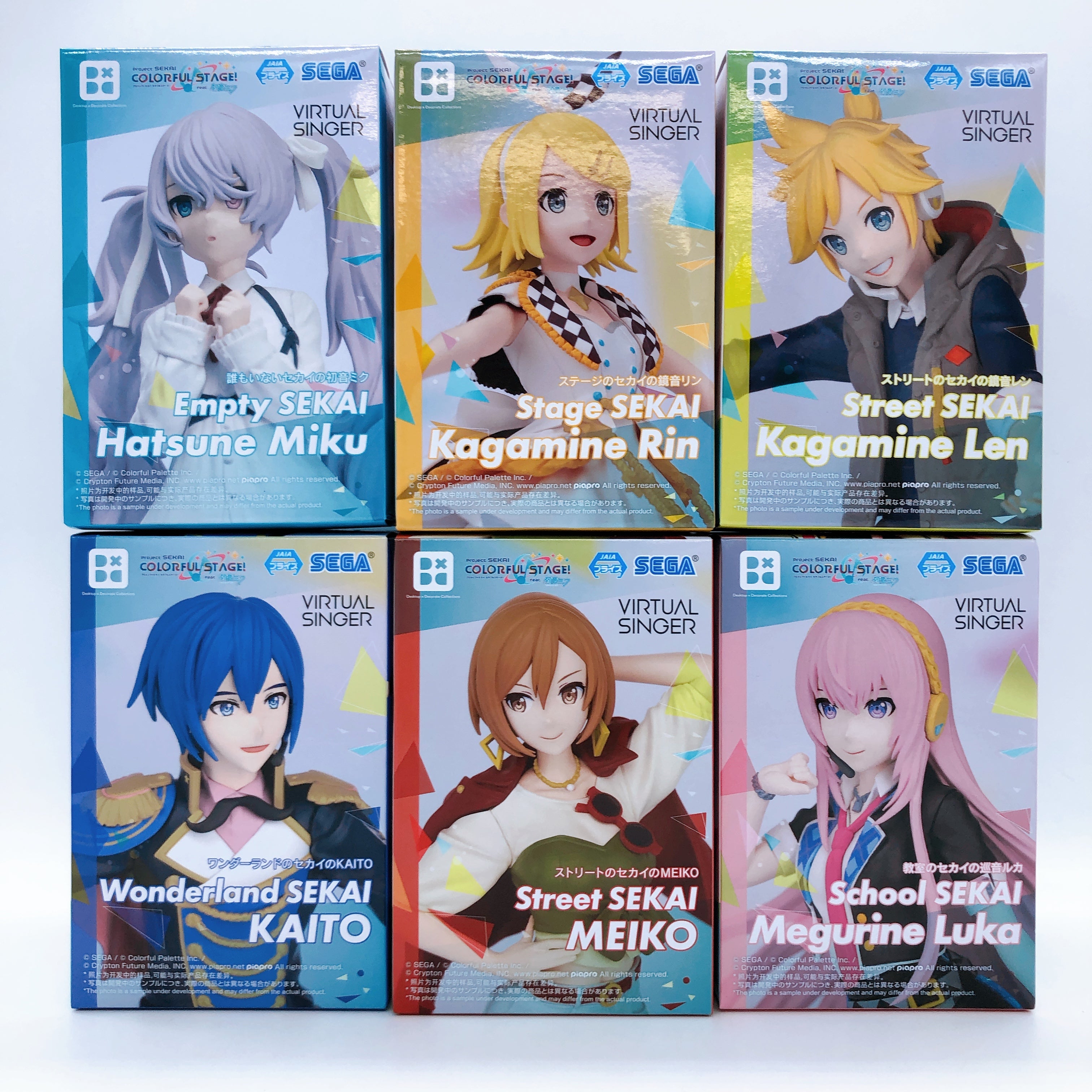 Project Sekai Colorful Stage! Miku Rin Ren KAITO Luka MEIKO Figure SET Japan