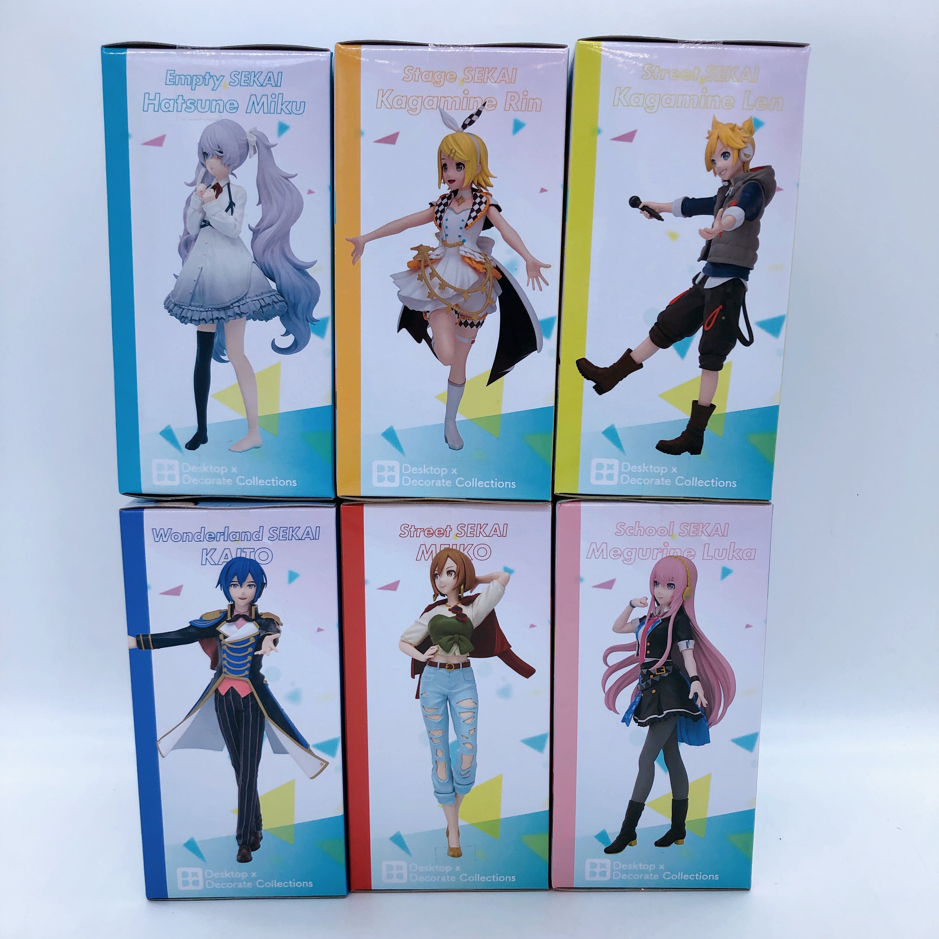 Project Sekai Colorful Stage! Miku Rin Ren KAITO Luka MEIKO Figure SET Japan