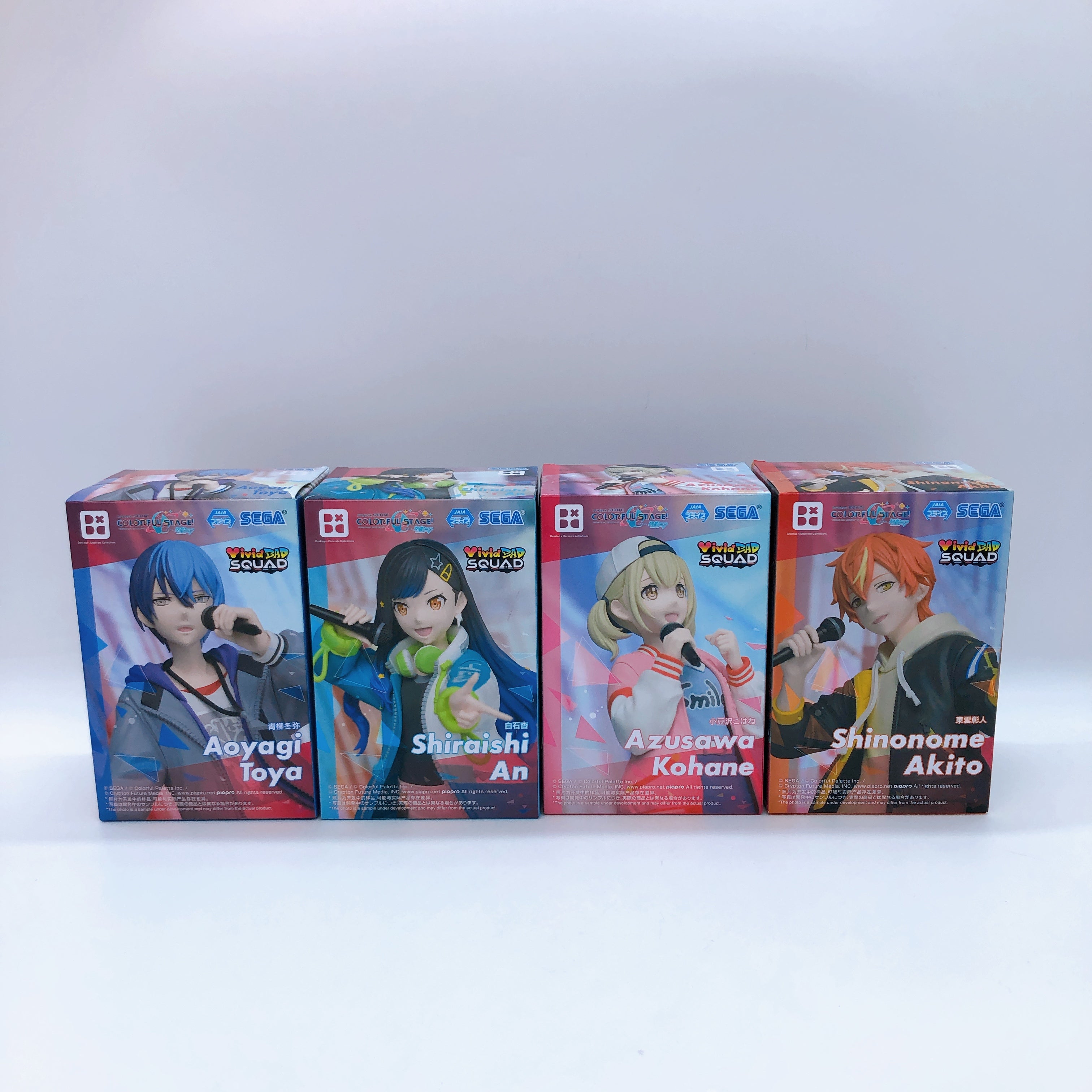 Project Sekai Colorful Stage! Vivid BAD SQUAD Desktop Decorate Figure SET of 4