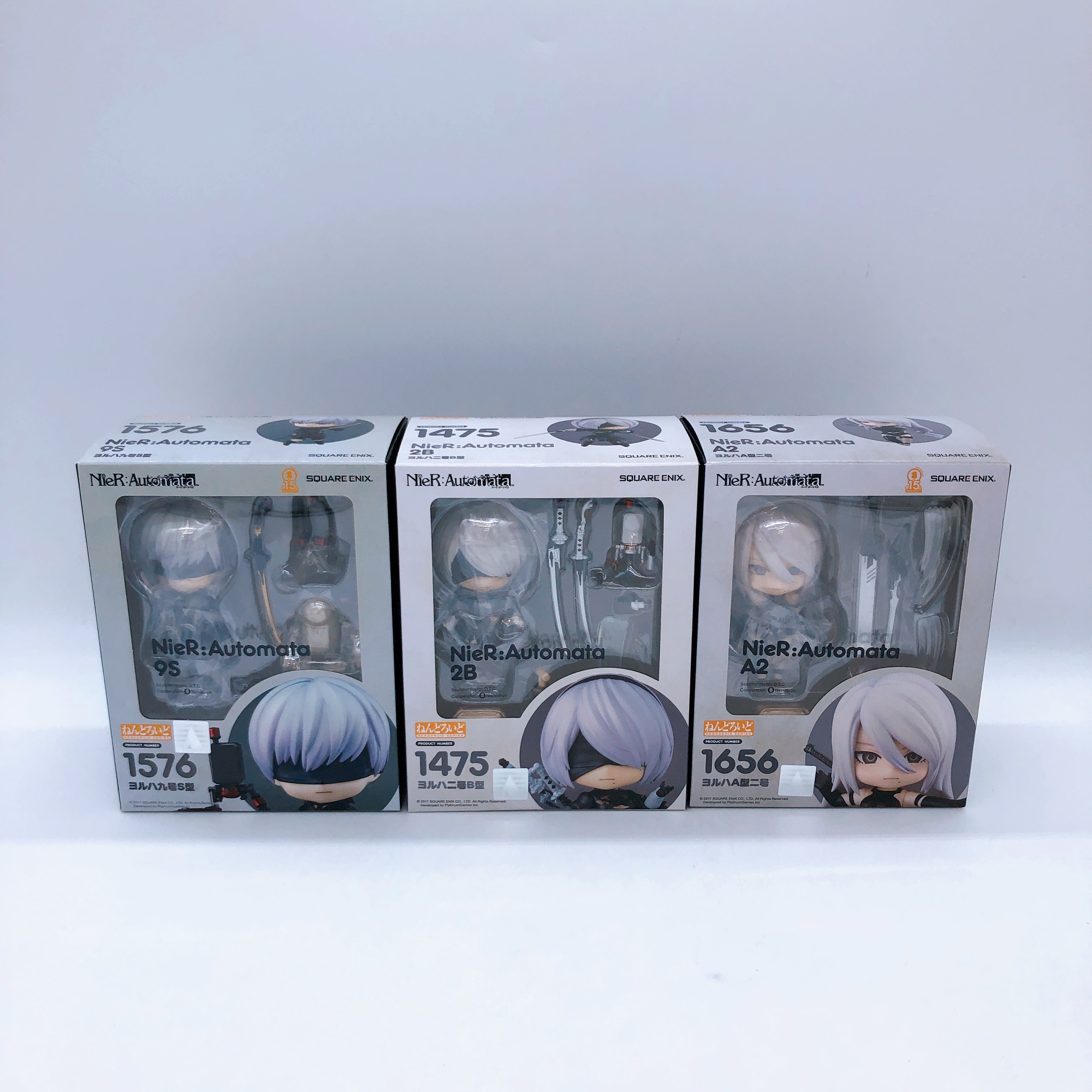 NieR Automata 2B 9S A2 Set of 3 Nendoroid Action Figure Japan Sealed NEW