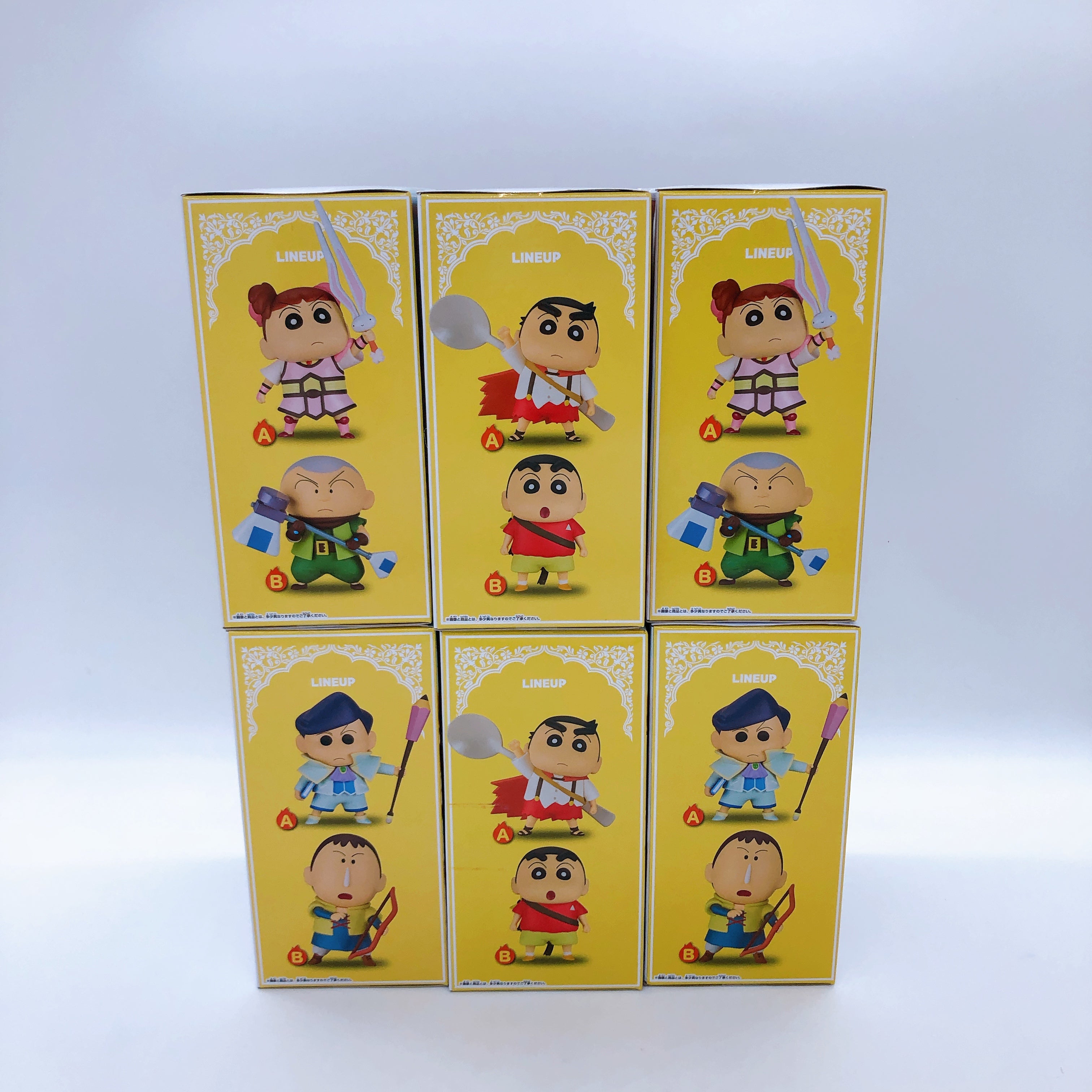 Crayon Shin-chan The Movie Kasukabe Dancers Figure SET of 6 Japan Sealed NEW