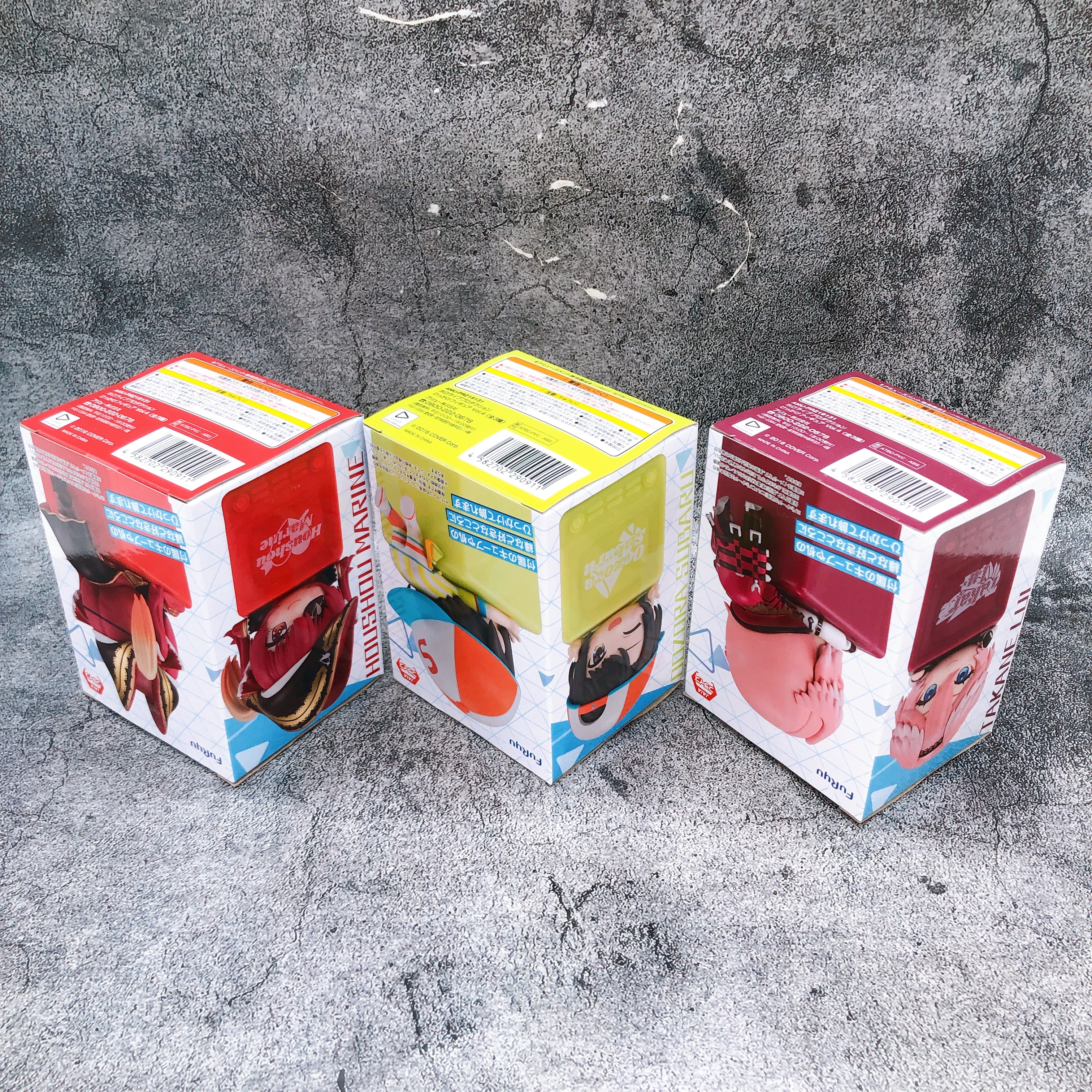 Hololive Subaru Marine Lui set of 3 Hooking (Hikkake) Figure vol.4 Japan Sealed