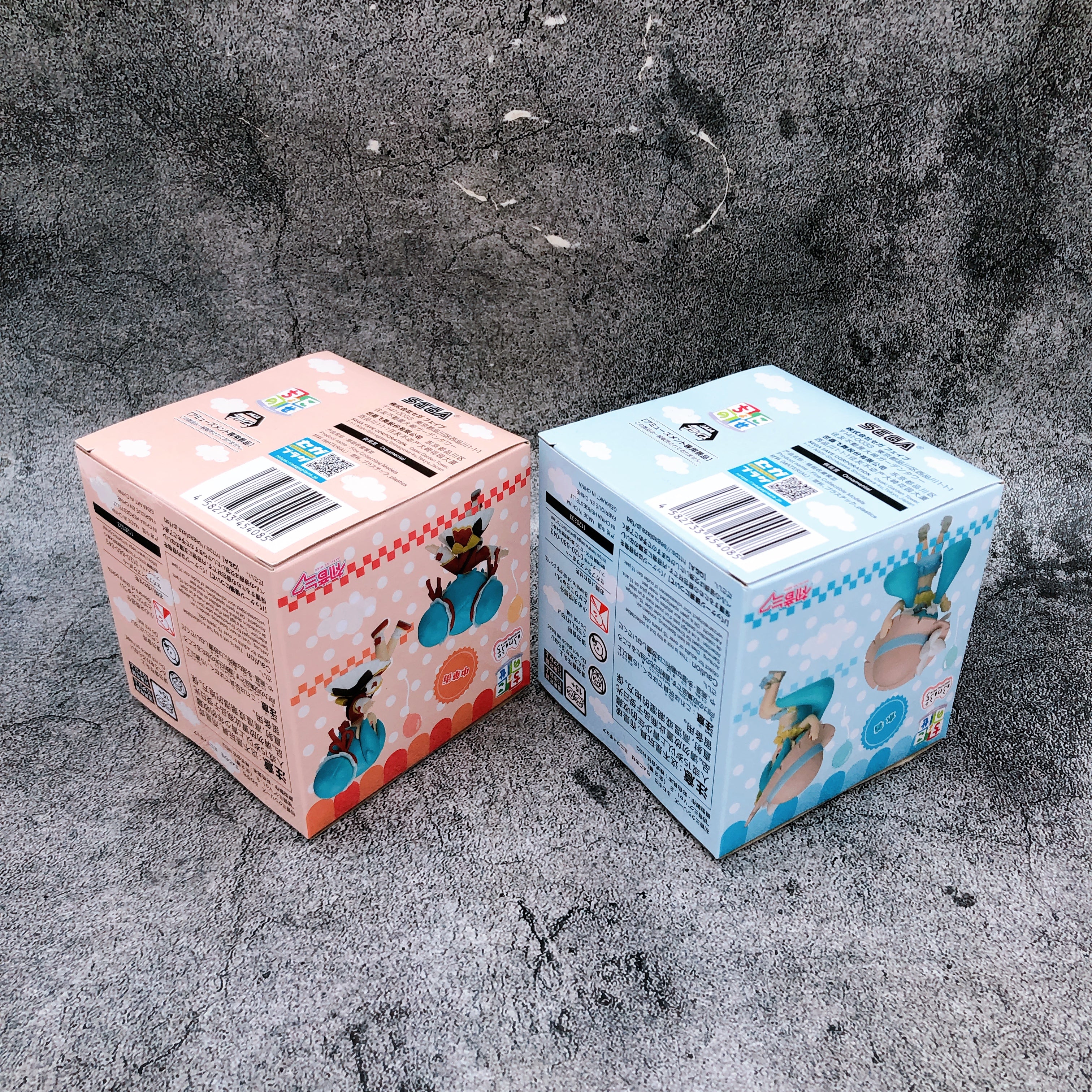 Hatsune Miku chokonose Mini Figure vol.2 SET of 2 Fuwapuchi SEGA Japan Sealed