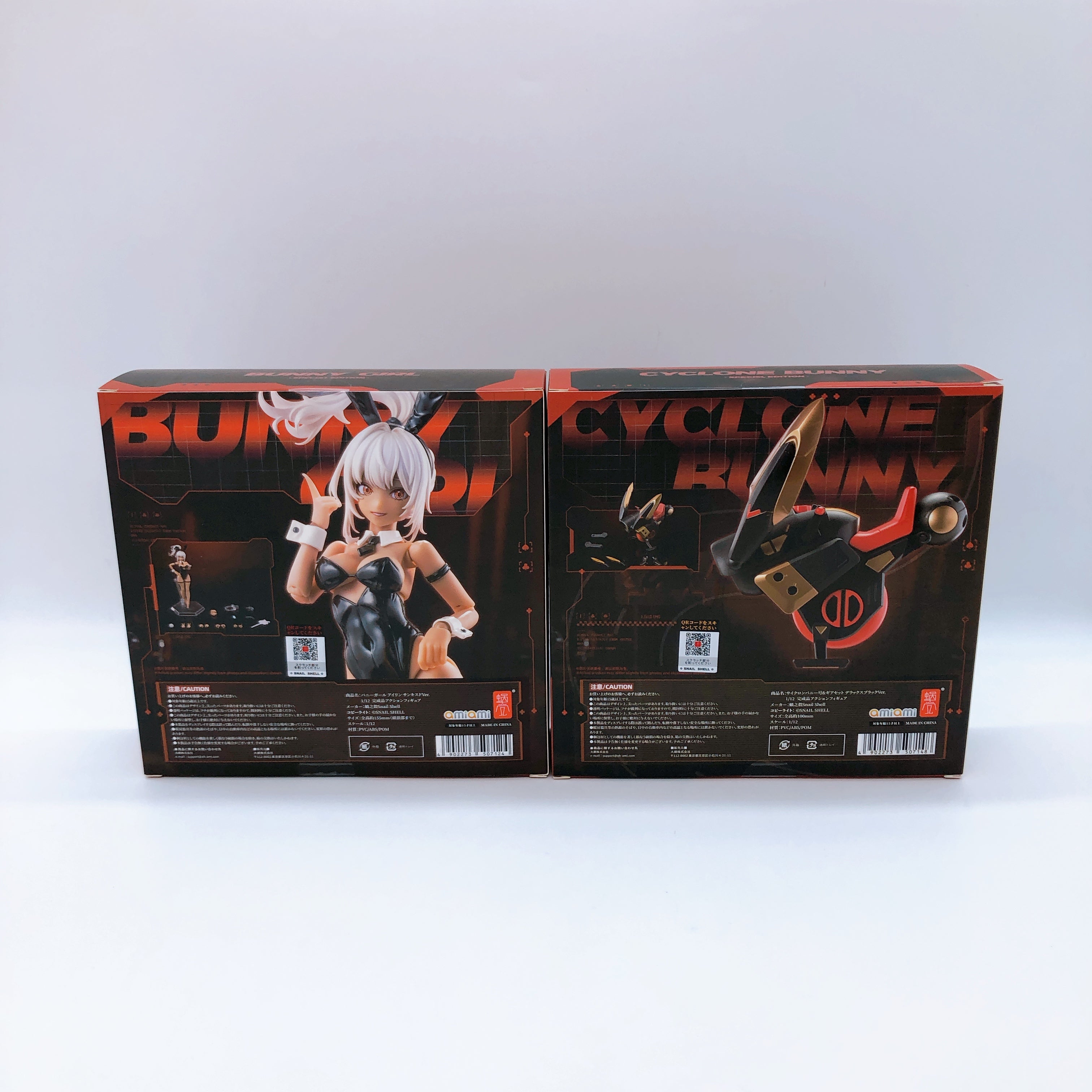 Bunny Girl Aileen Sunkissed 1/12 Action Figure + Cyclone & Gear Set Deluxe Black