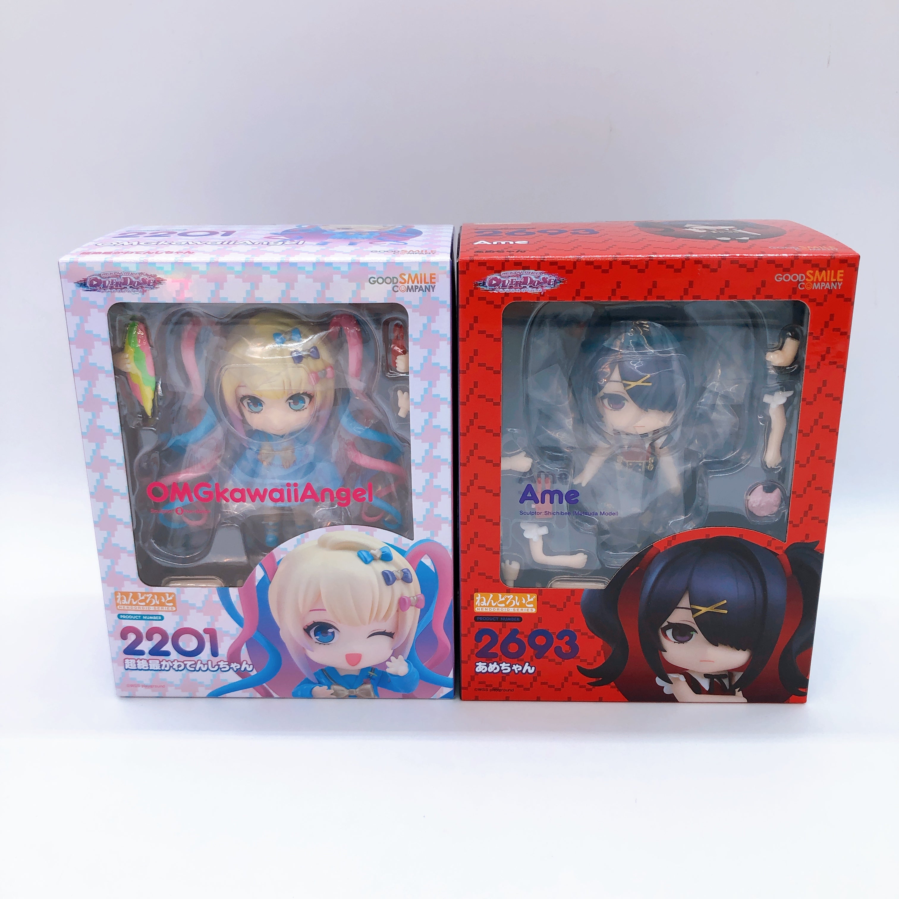 NEEDY GIRL OVERDOSE OMGkawaiiAngel & Ame-chan Nendoroid Set 2201 2693 GSC Japan