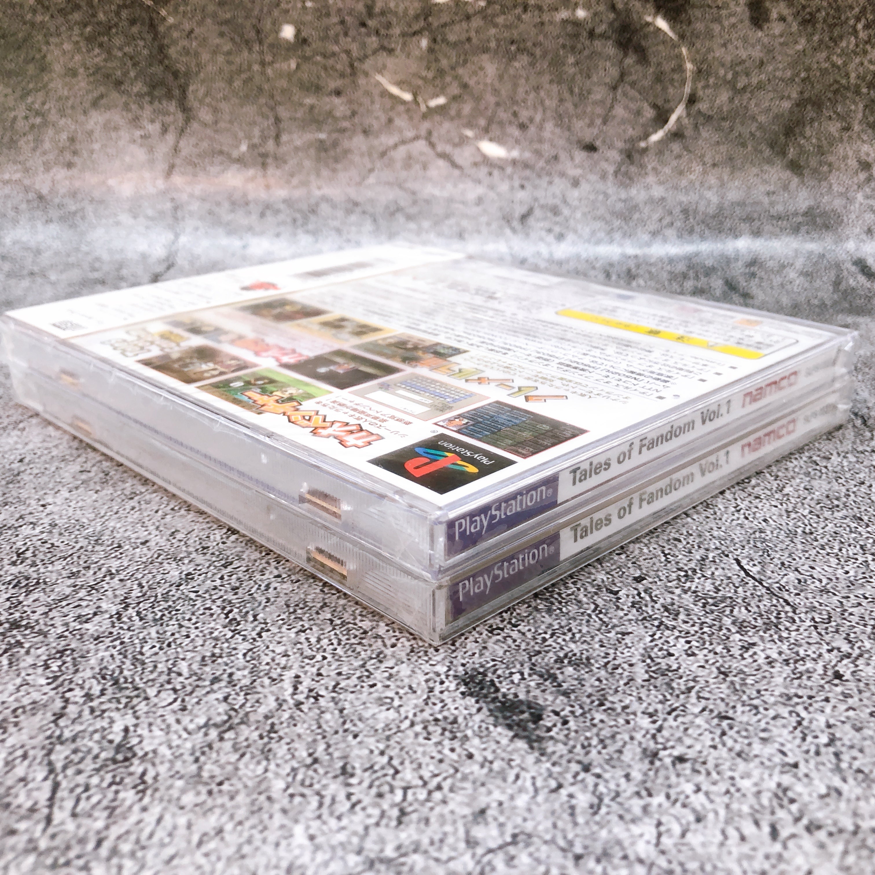 Playstation SET of Tales of Fandom Vol.1 Cress & Mint ver. PS1 Game Sealed New