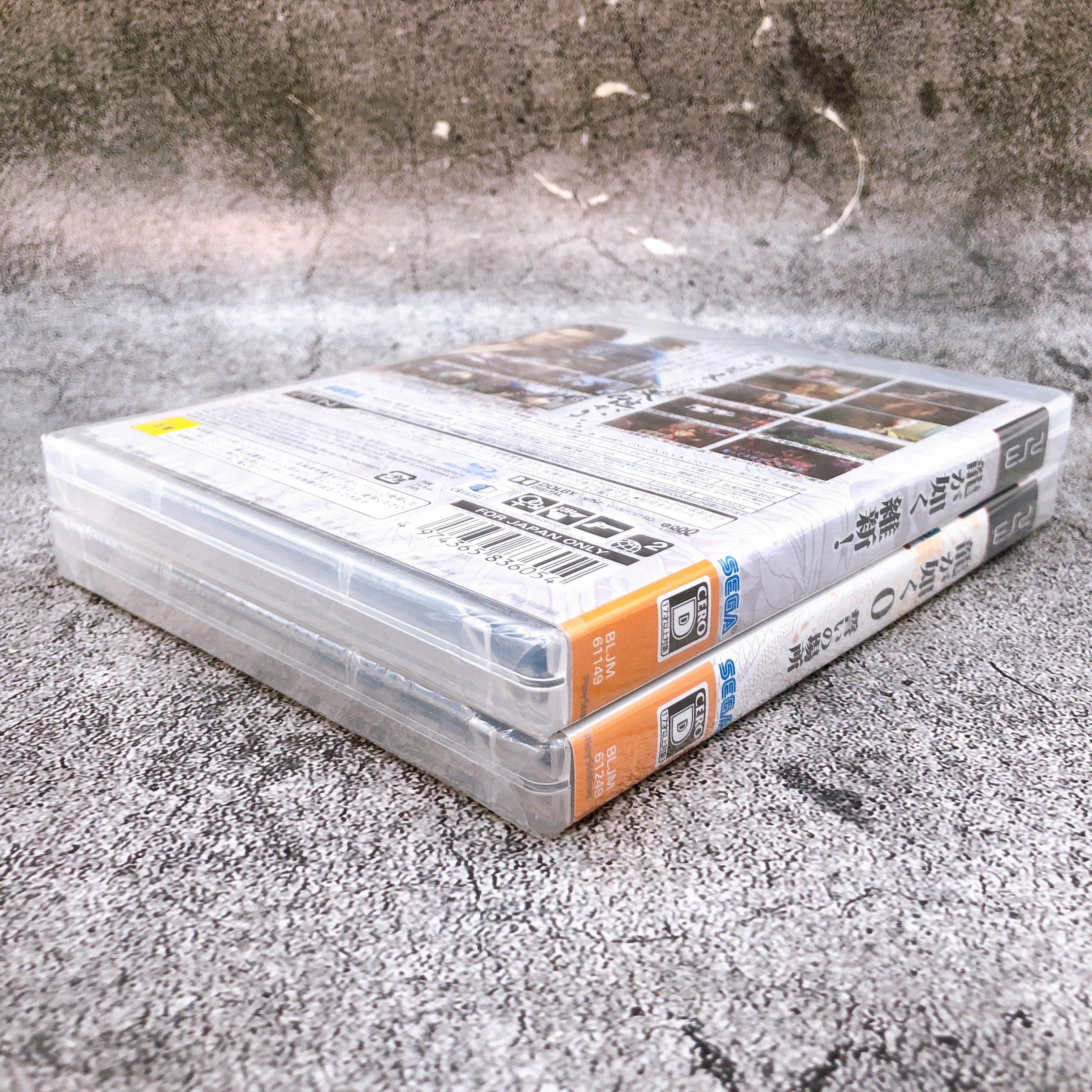 Playstation 3 Yakuza Ryu ga Gotoku Zero & Ishin SET PS3 SEGA Game Sealed New