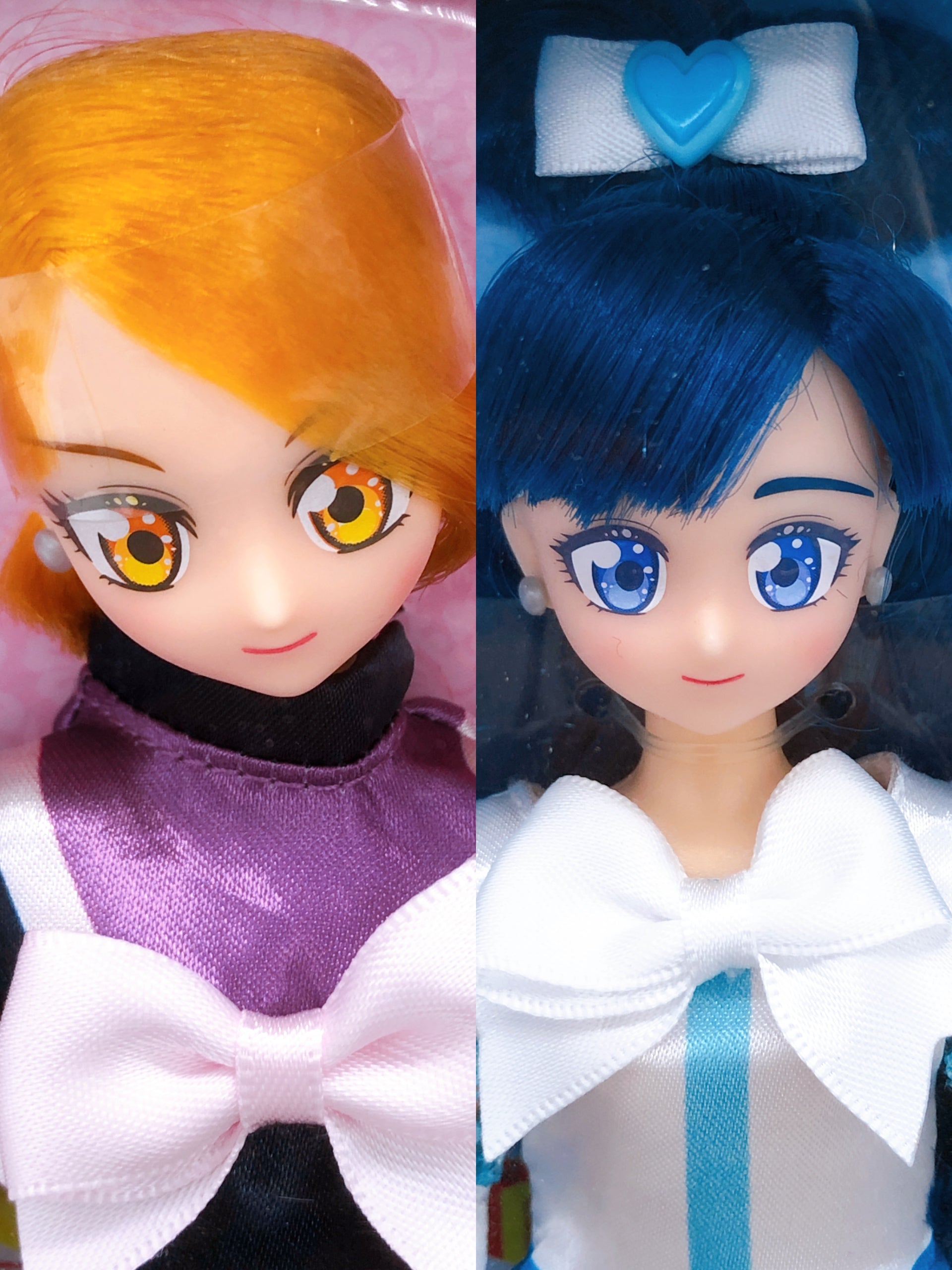 PreCure Style NEO Cure Black & Cure White Set Pretty Cure Doll Figure Bandai NEW