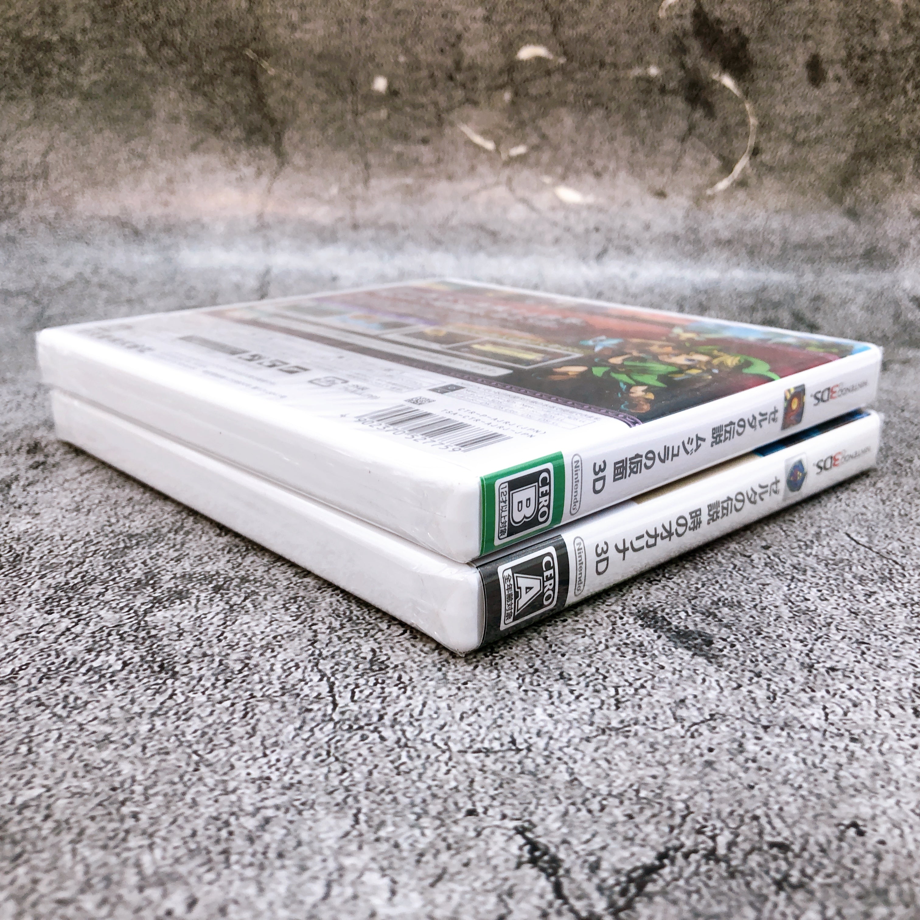 Nintendo 3DS Legend of Zelda Ocarina of Time & Majora's Mask 3D SET Sealed New