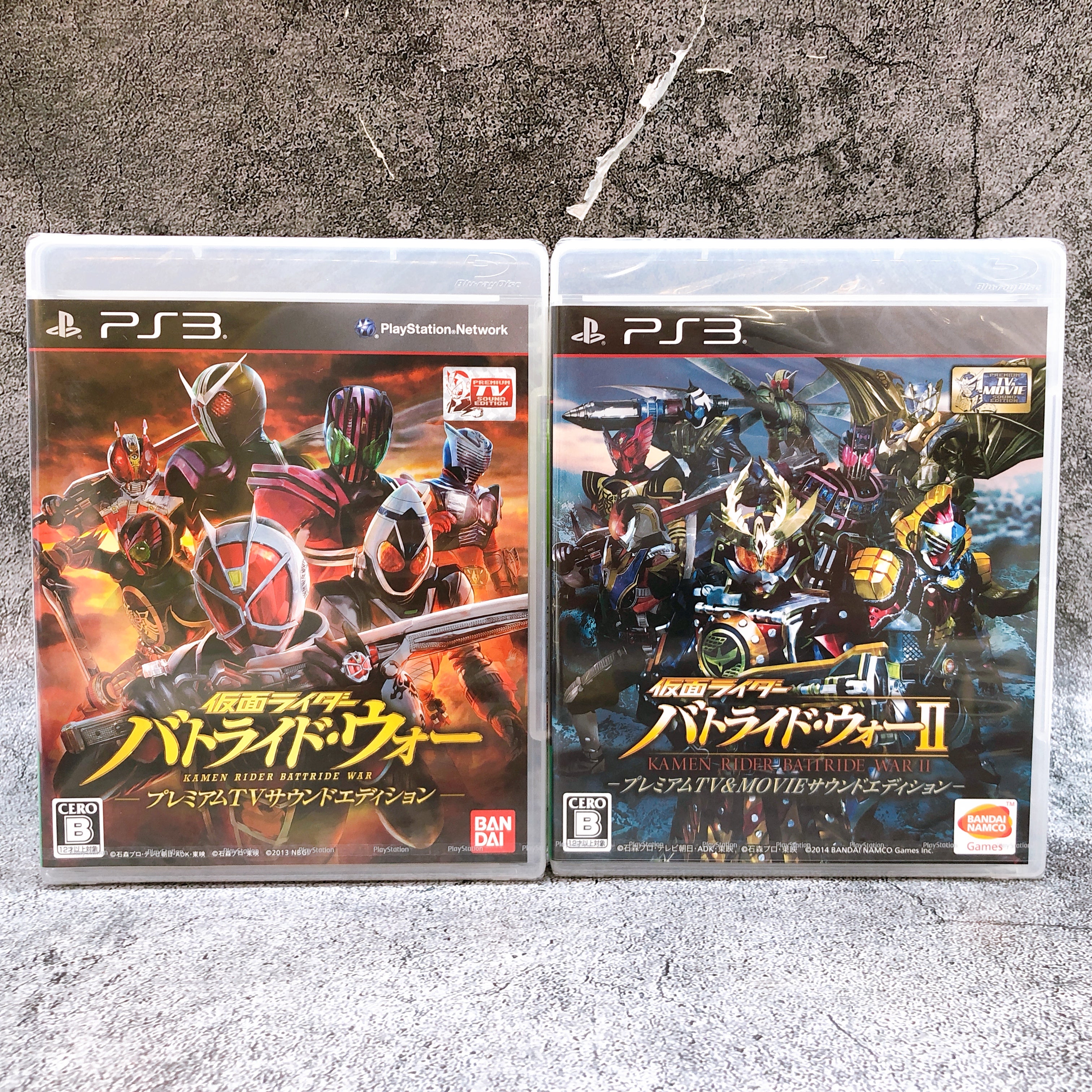 PS3 Kamen Rider Battride War Premium TV Sound Edition 1 & 2 SET Game Sealed New