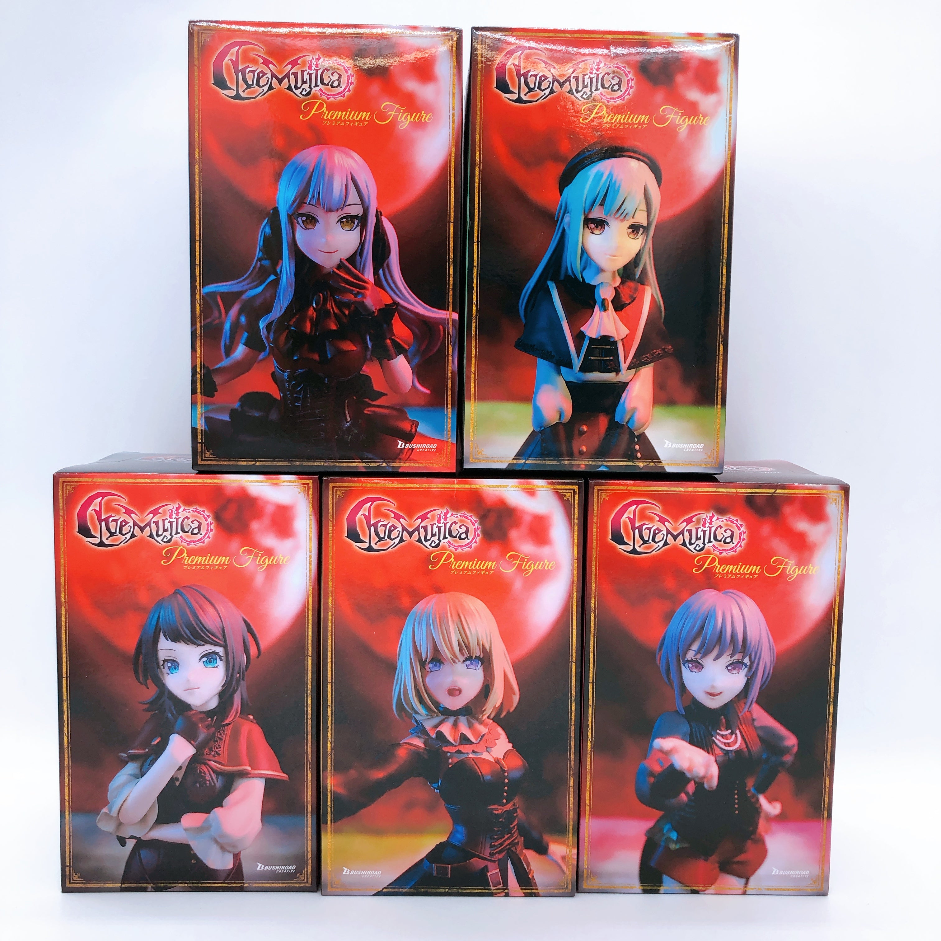 BanG Dream! Ave Mujica Figure SET of 5 Timoris Oblivionis Doloris Amoris Mortis