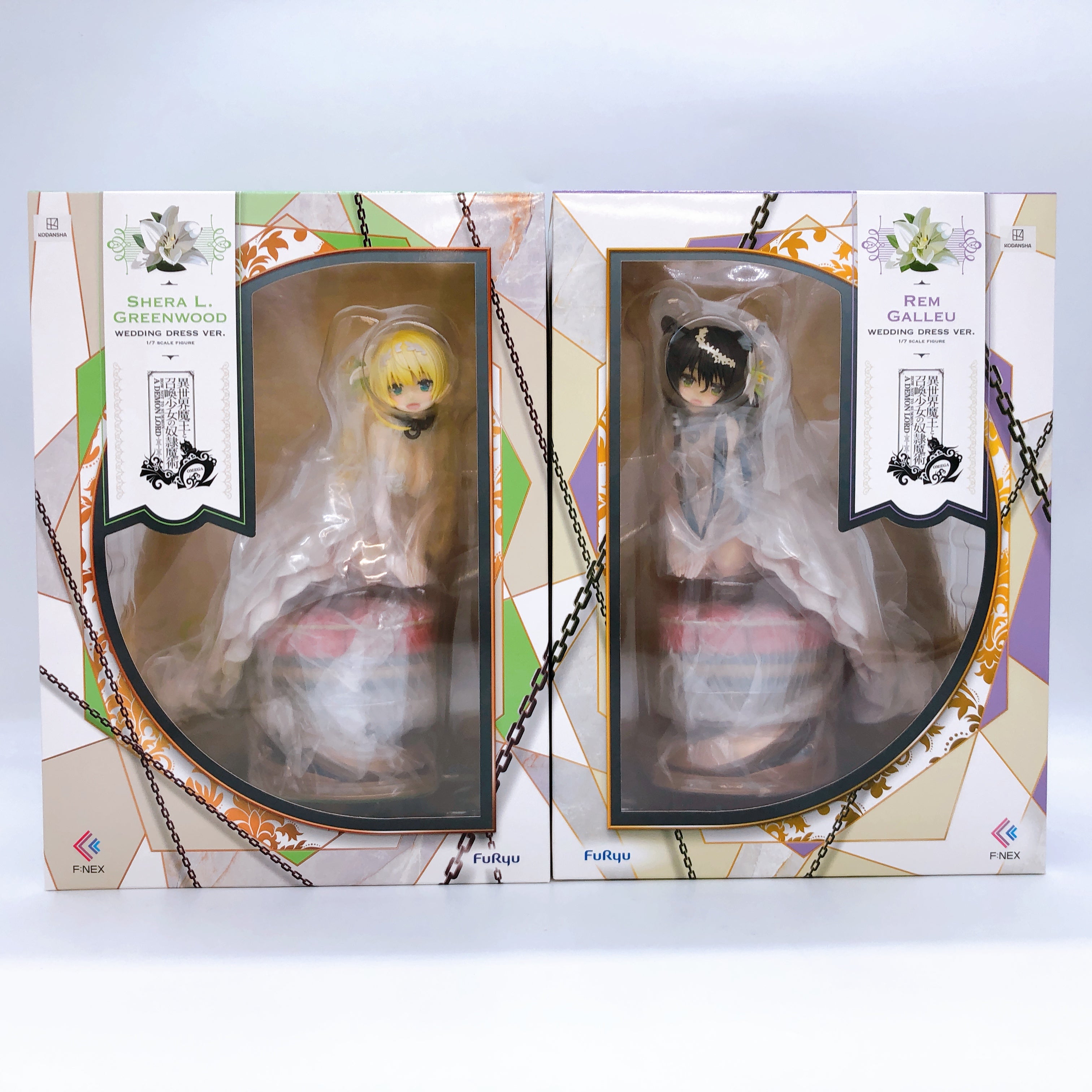 F:NEX Shera L. Greenwood & Rem Galleu Wedding Dress 1/7 Scale Figure FuRyu NEW