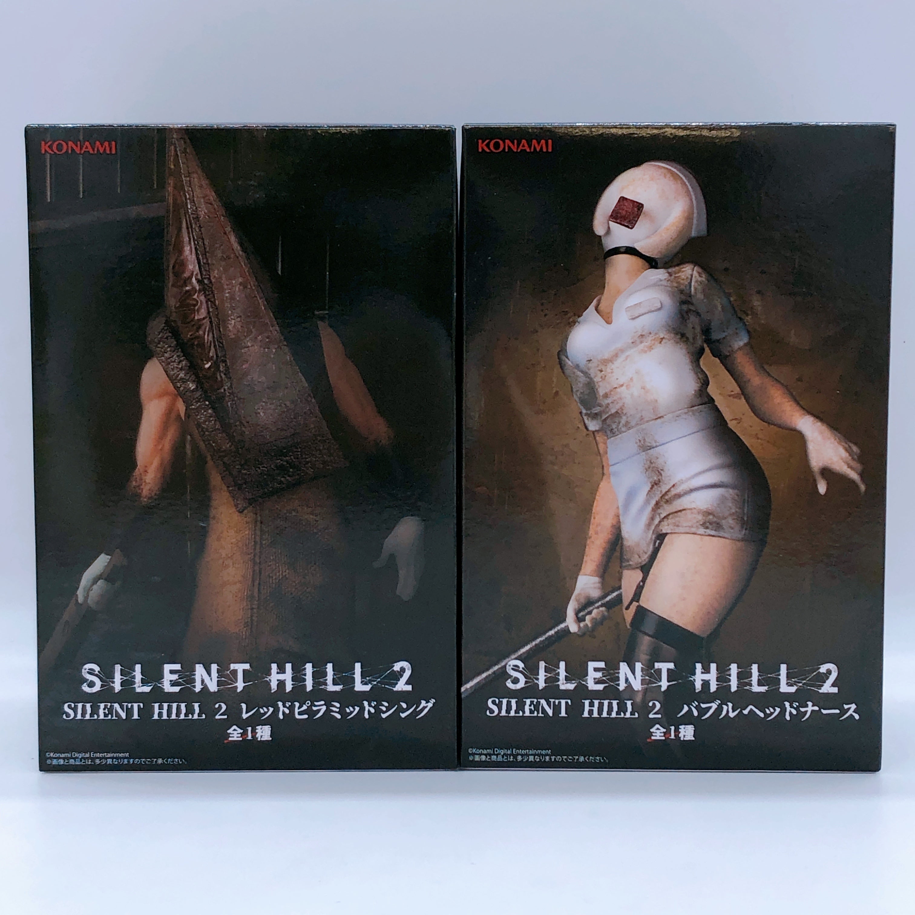 Silent Hill 2 Red Pyramid Thing & Bubble Head Nurse Figure SET Konami Japan