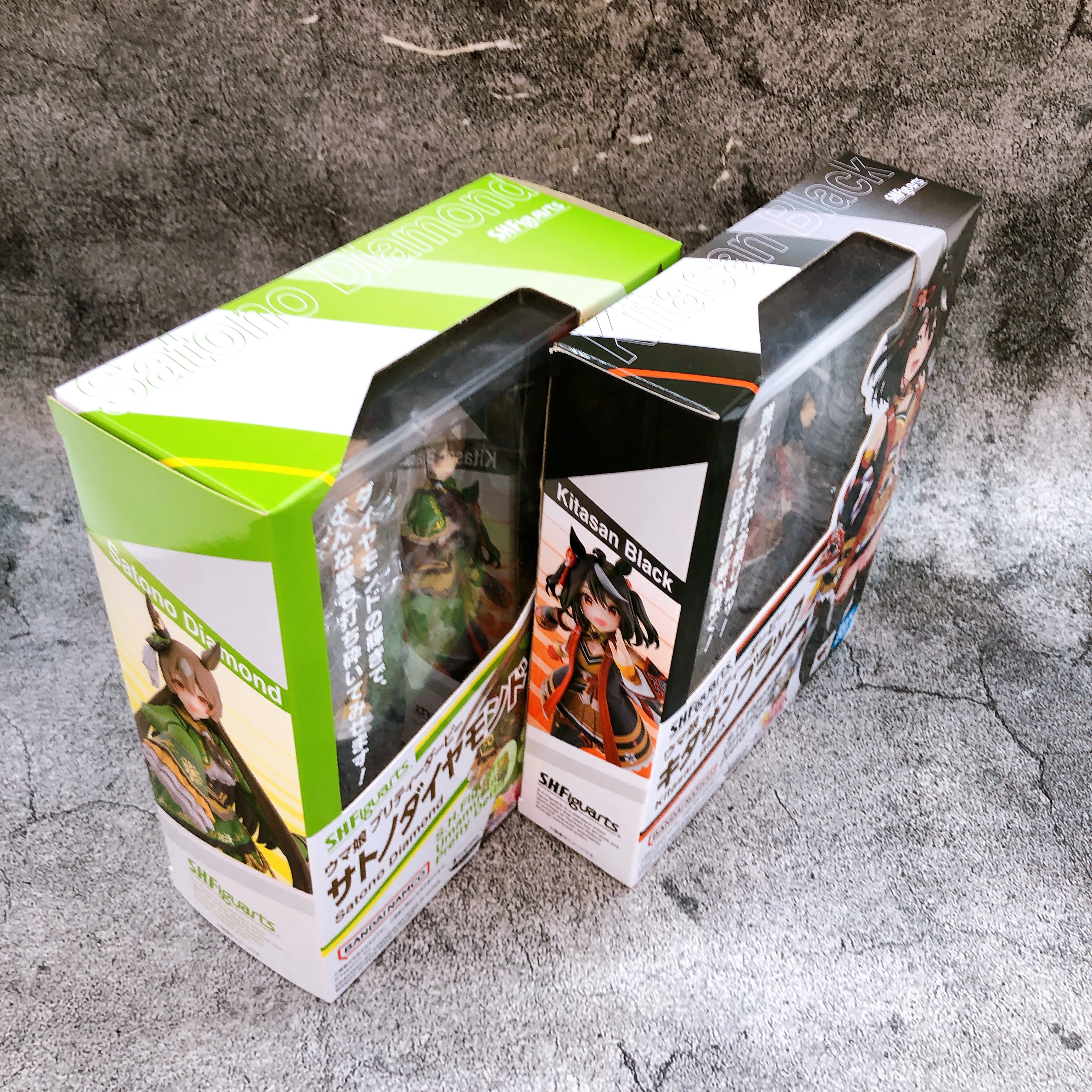 Uma Musume S.H.Figuarts Kitasan Black & Satono Diamond SET Bandai Japan Figure