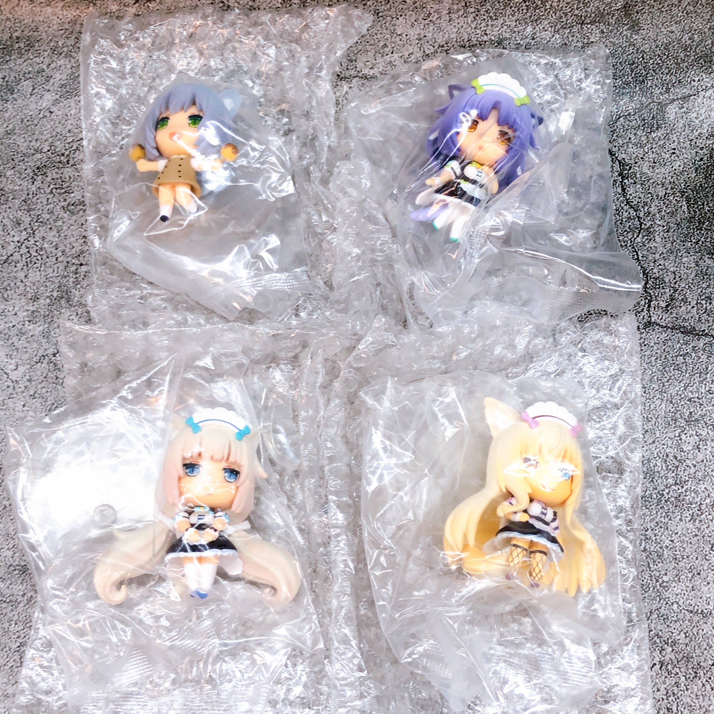 Nekopara Trading Figure Complete Set 8 Characters NEKO WORKs Japan AUTHENTIC