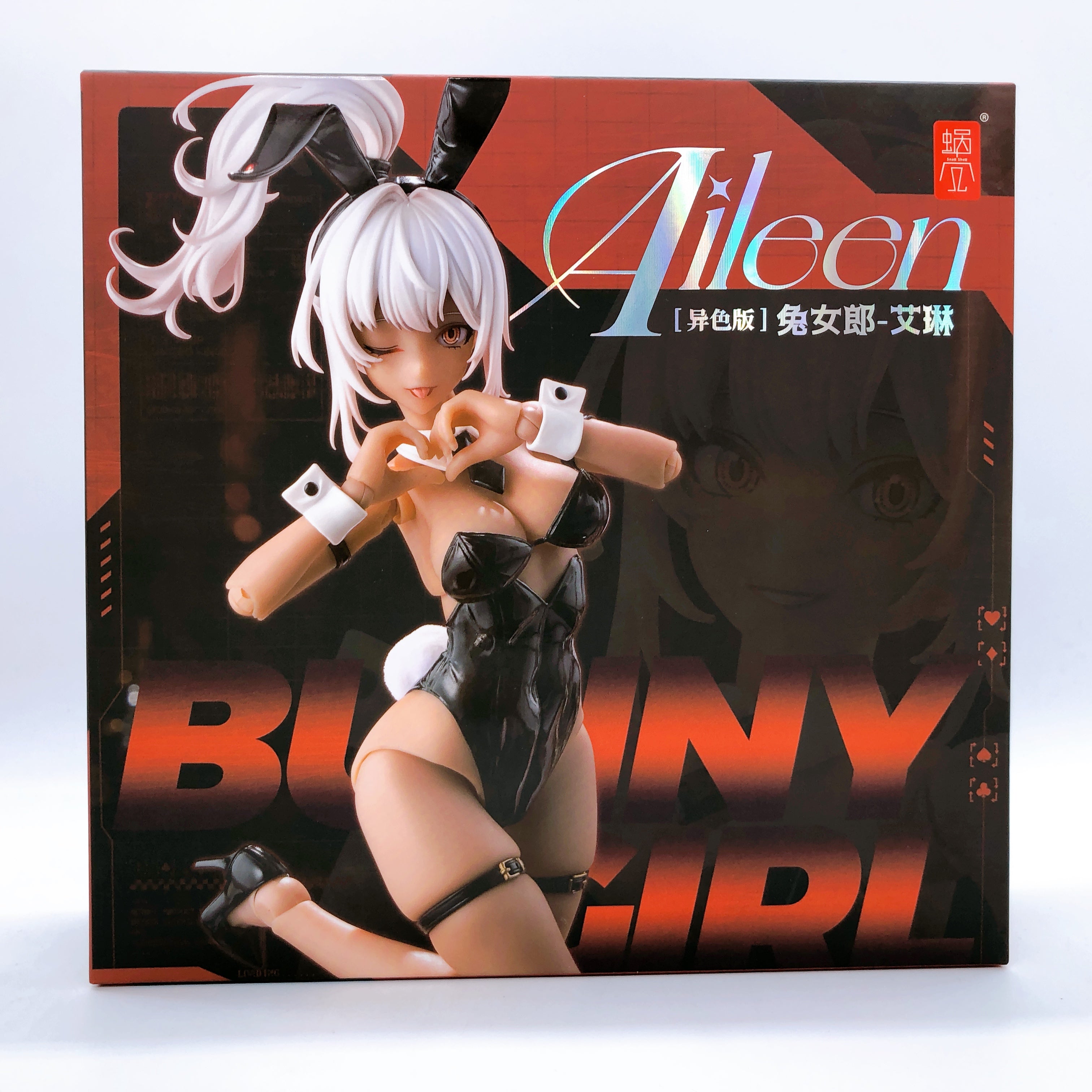 Bunny Girl Aileen Sunkissed Figure + Optional Feet + Cyclone Gear Deluxe Black