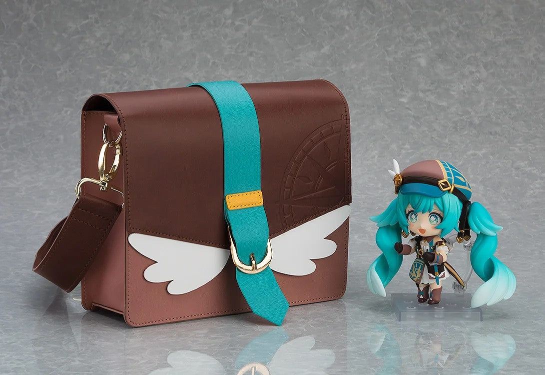 Hatsune Miku 100th Adventure Nendoroid 2639 Action Figure + Travel Pouch Bag SET
